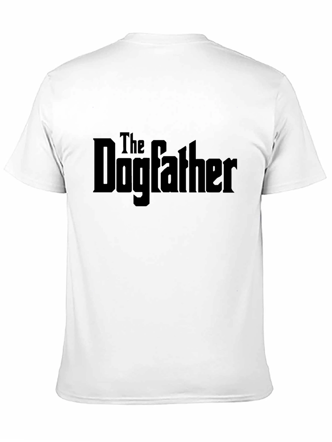 The Dogfather Graphic Tee - Black Cotton Blend