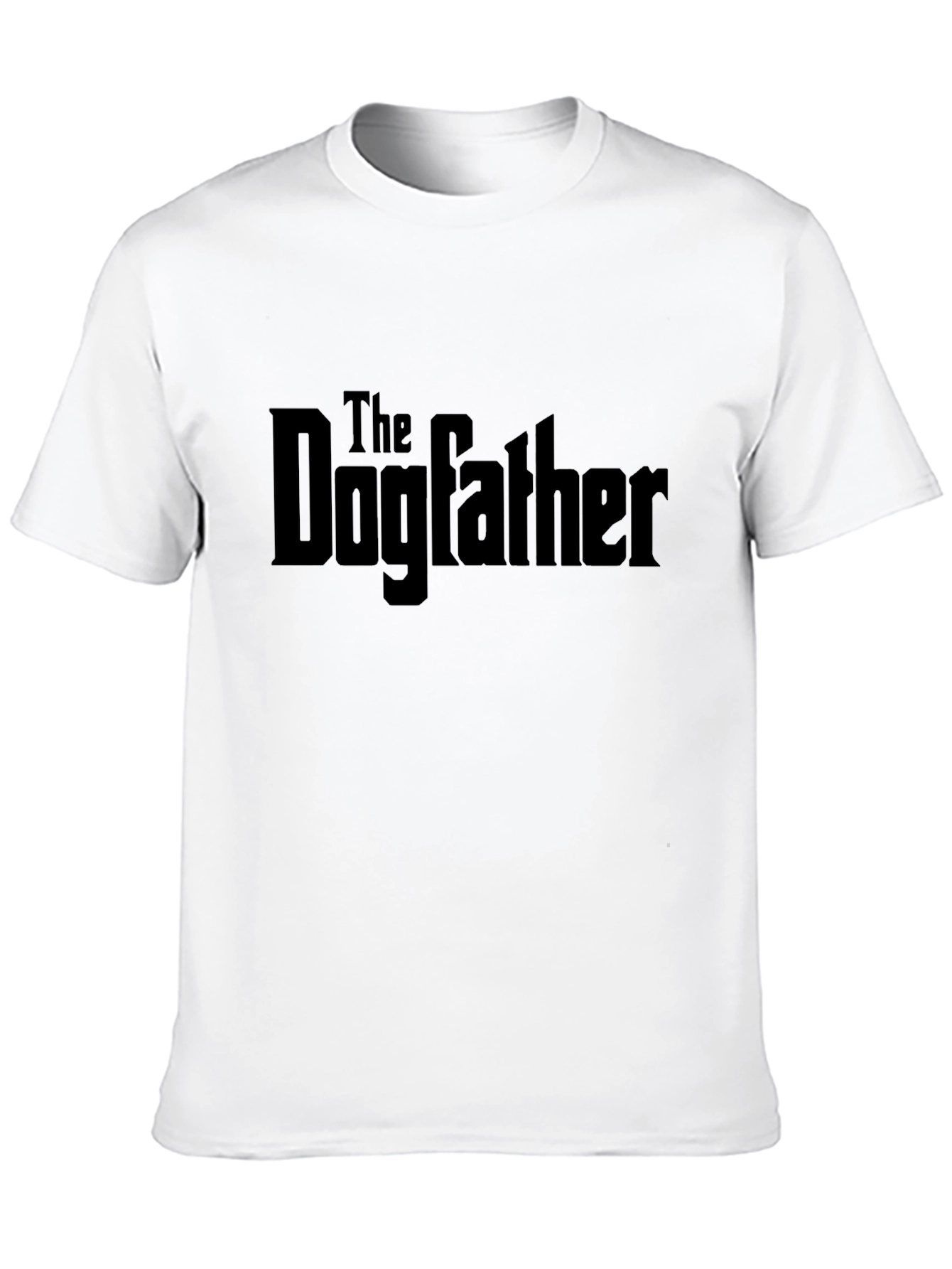The Dogfather Graphic Tee - Black Cotton Blend