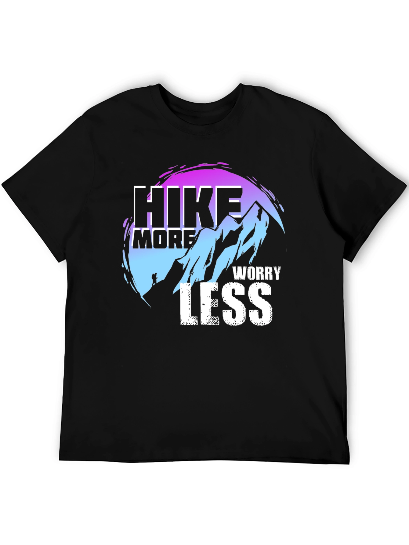 Hike More Worry Less Graphic T-Shirt