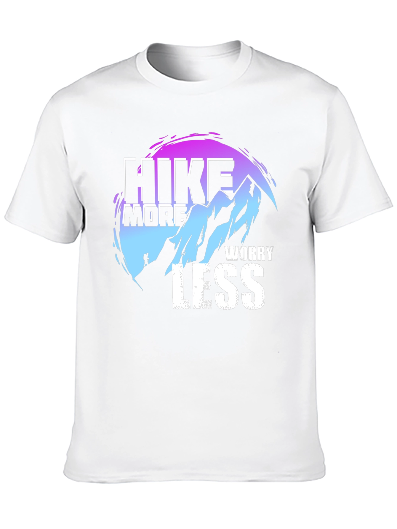 Hike More Worry Less Graphic T-Shirt