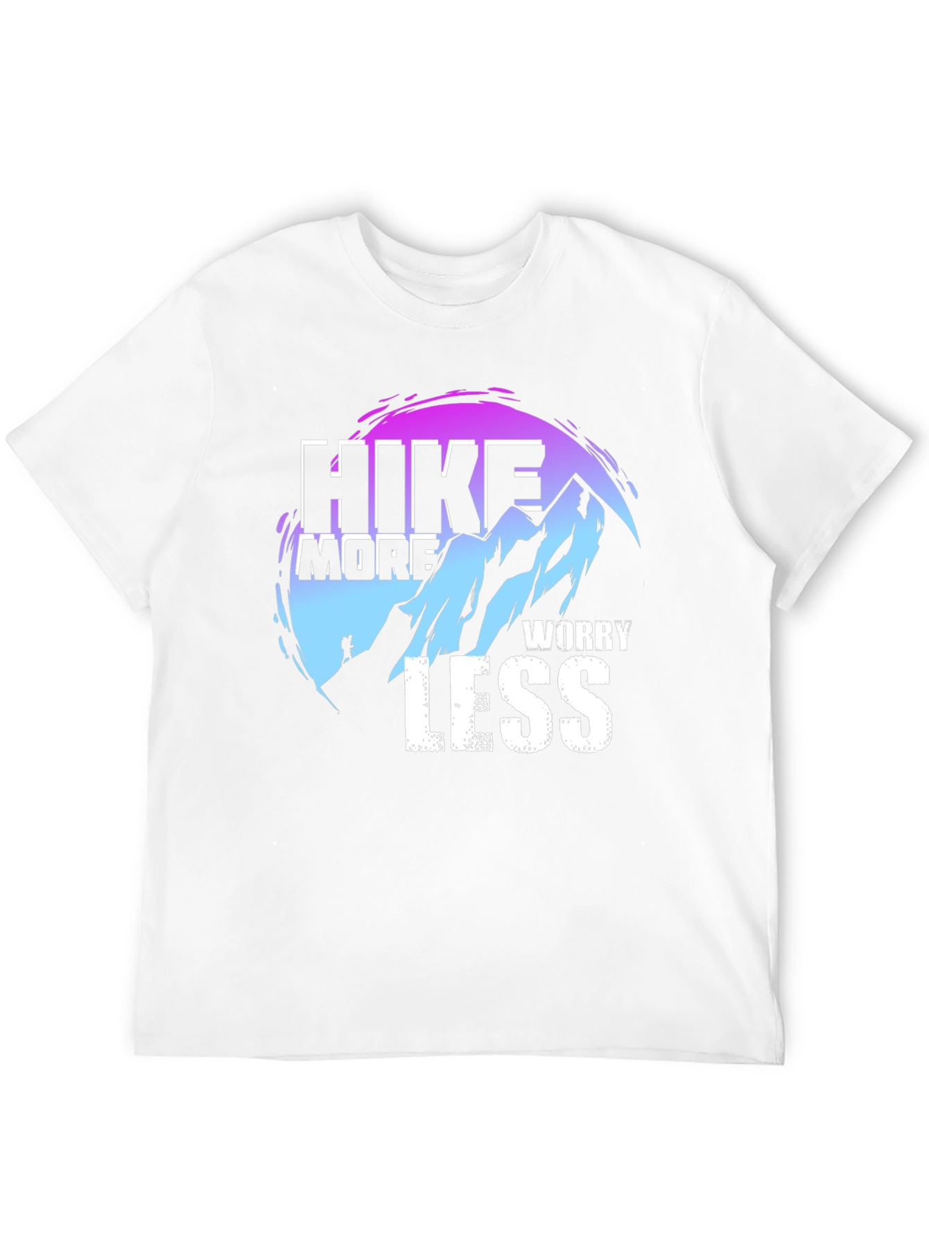 Hike More Worry Less Graphic T-Shirt