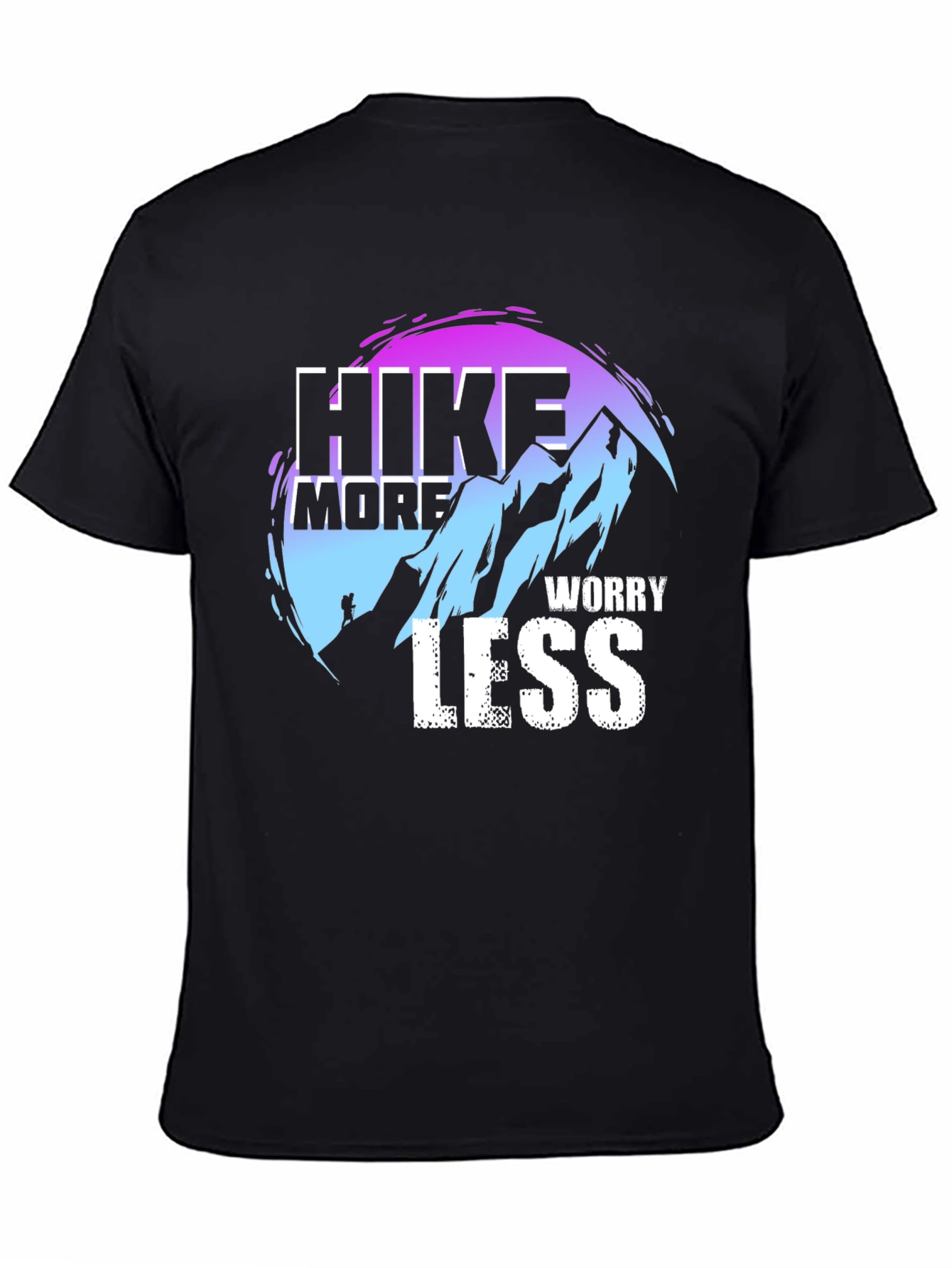Hike More Worry Less Graphic T-Shirt