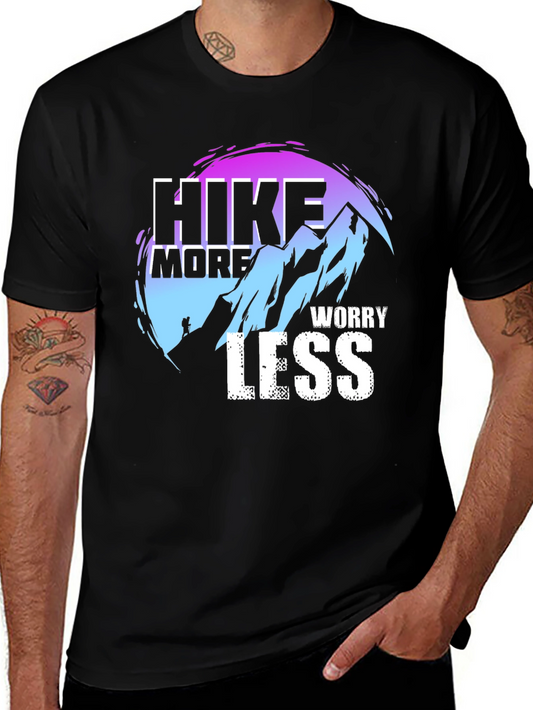 Hike More Worry Less Graphic T-Shirt