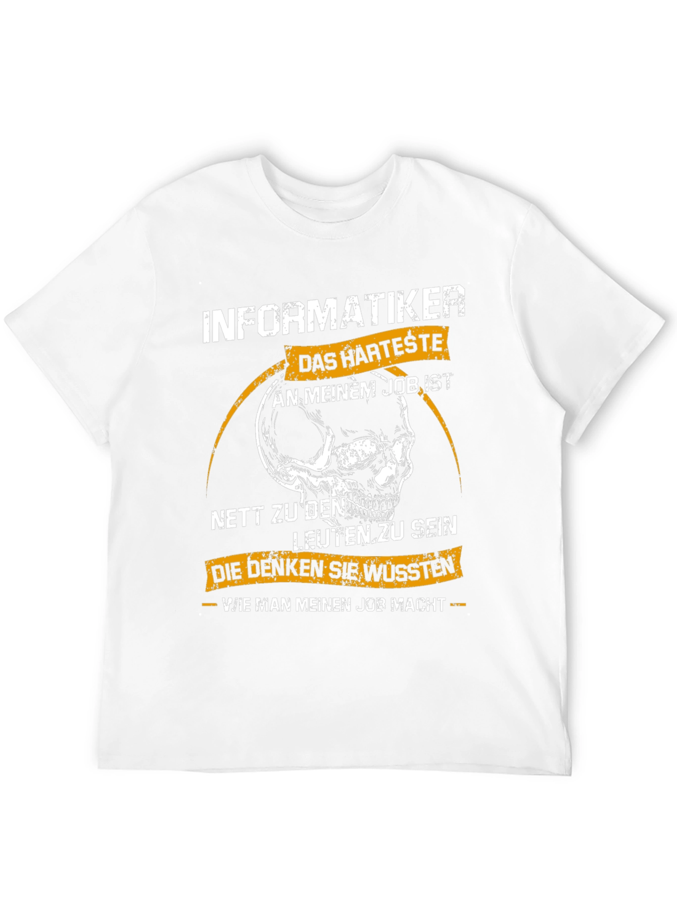 Informatiker T-Shirt - Funny Skull Design