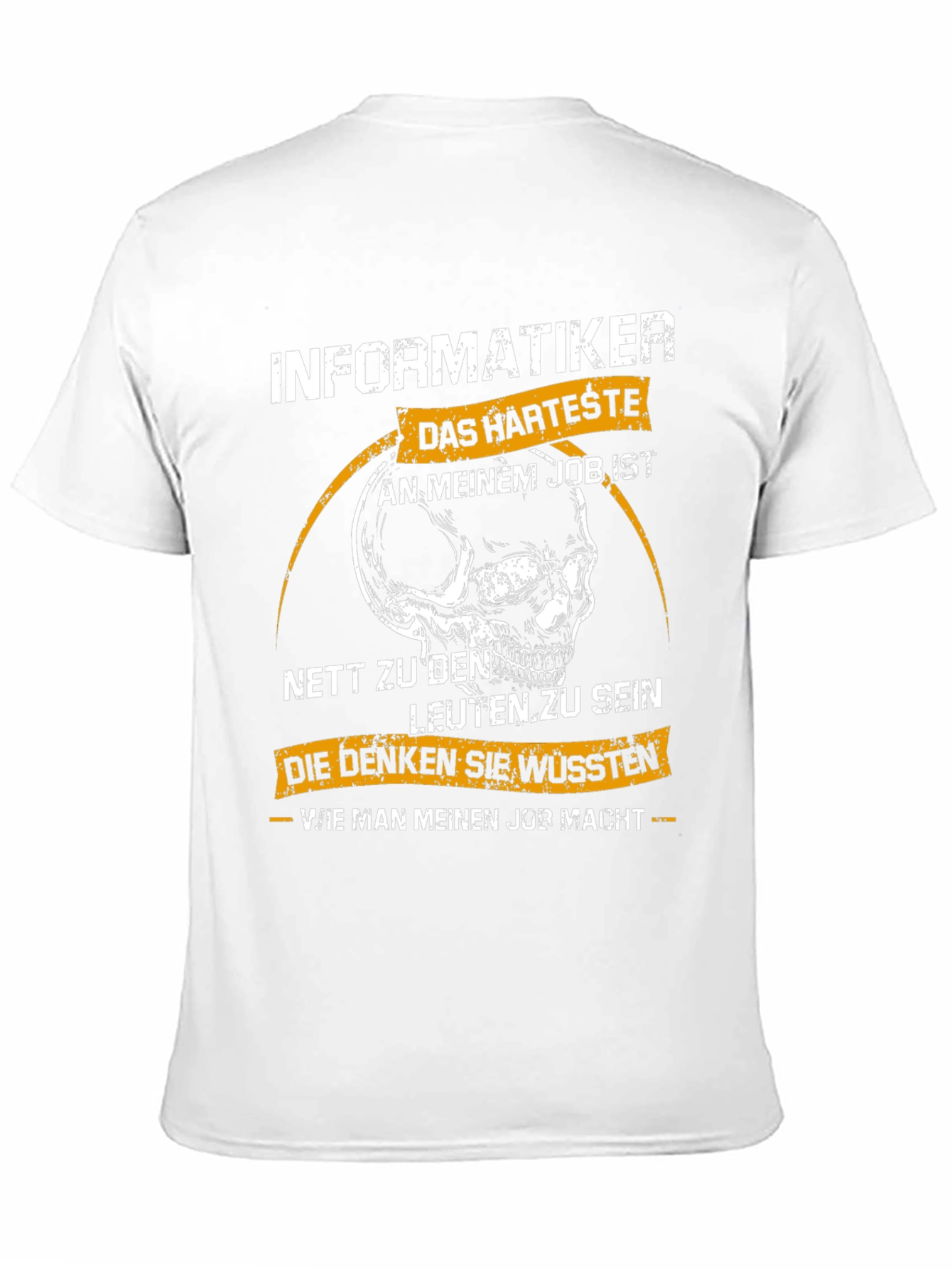Informatiker T-Shirt - Funny Skull Design