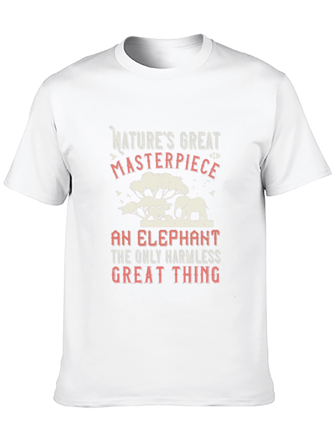 Natures Masterpiece Elephant Graphic T-Shirt