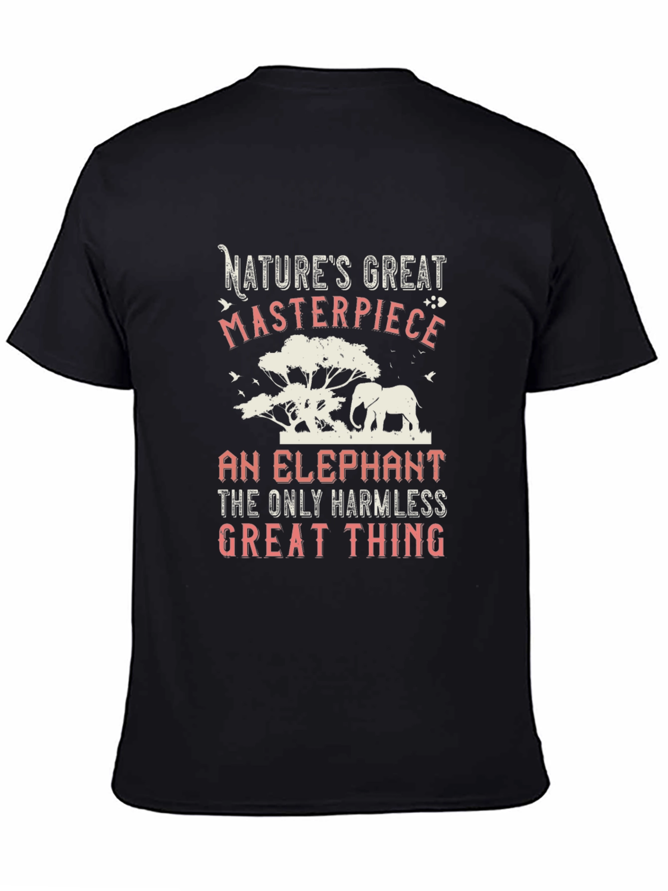 Natures Masterpiece Elephant Graphic T-Shirt