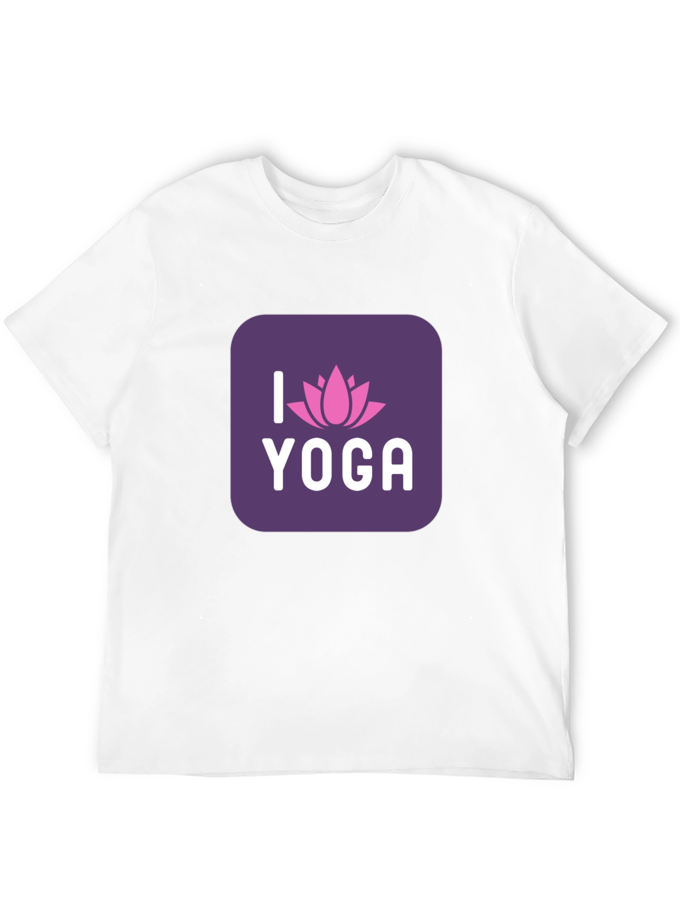 I Love Yoga Black T-Shirt