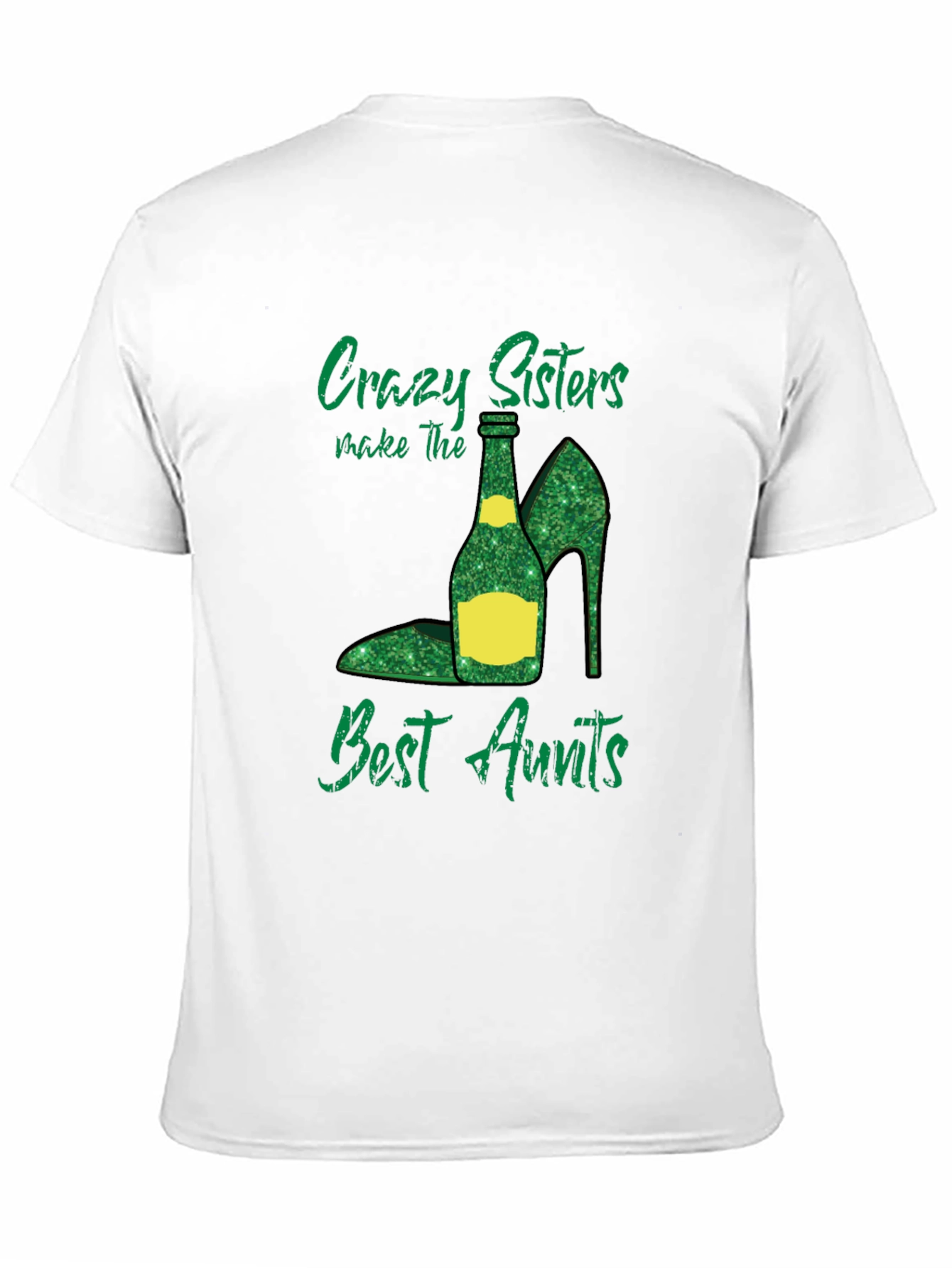 Crazy Sisters Best Aunts Black T-Shirt