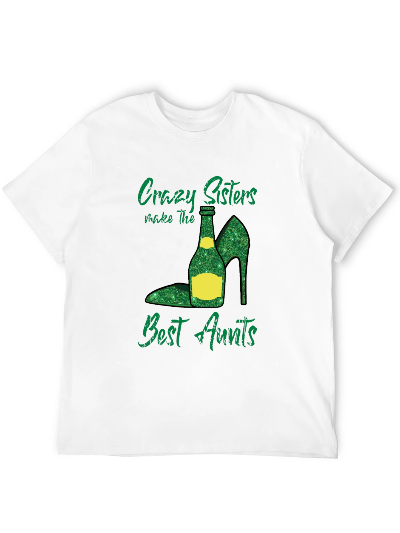 Crazy Sisters Best Aunts Black T-Shirt