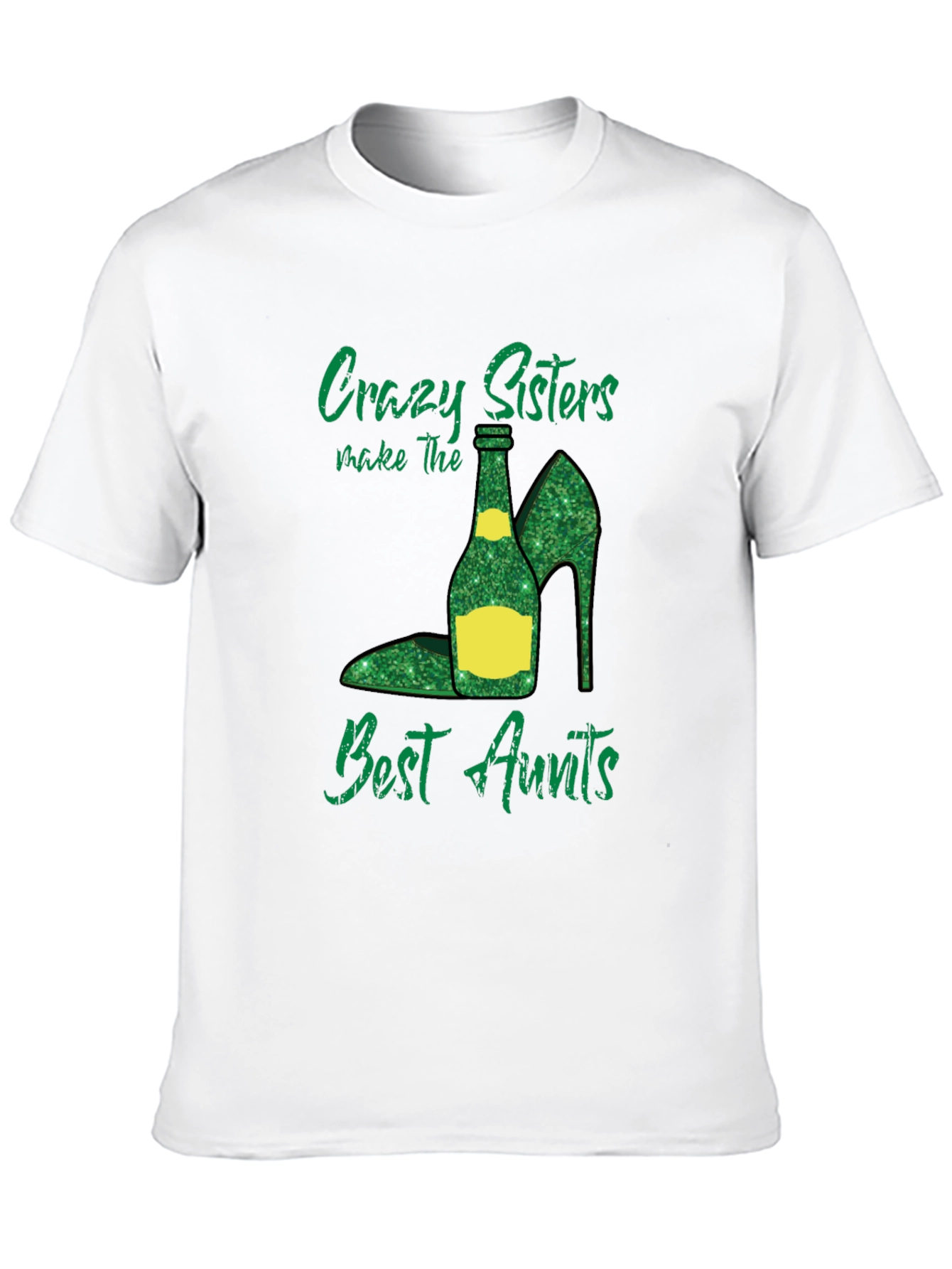 Crazy Sisters Best Aunts Black T-Shirt
