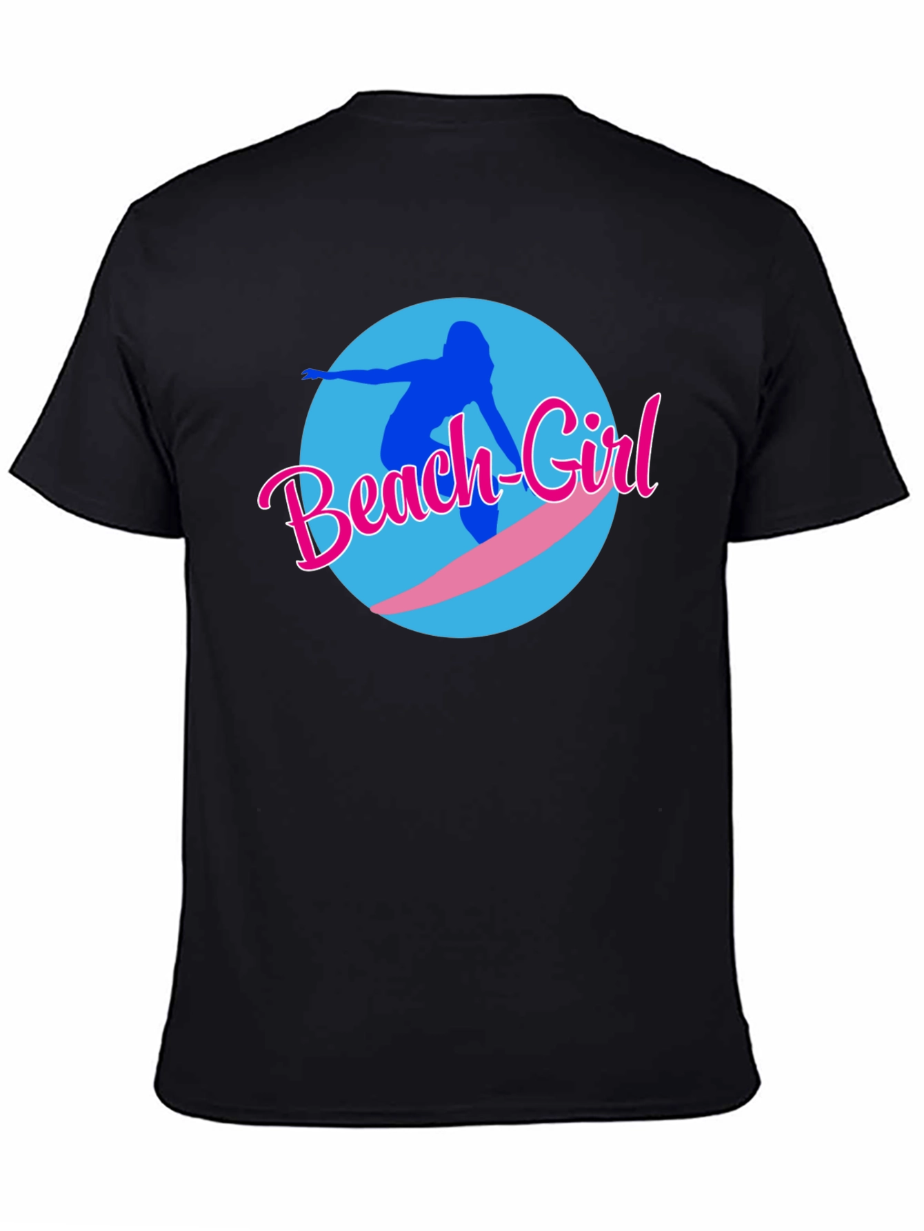 Beach Girl Surfer Graphic T-Shirt