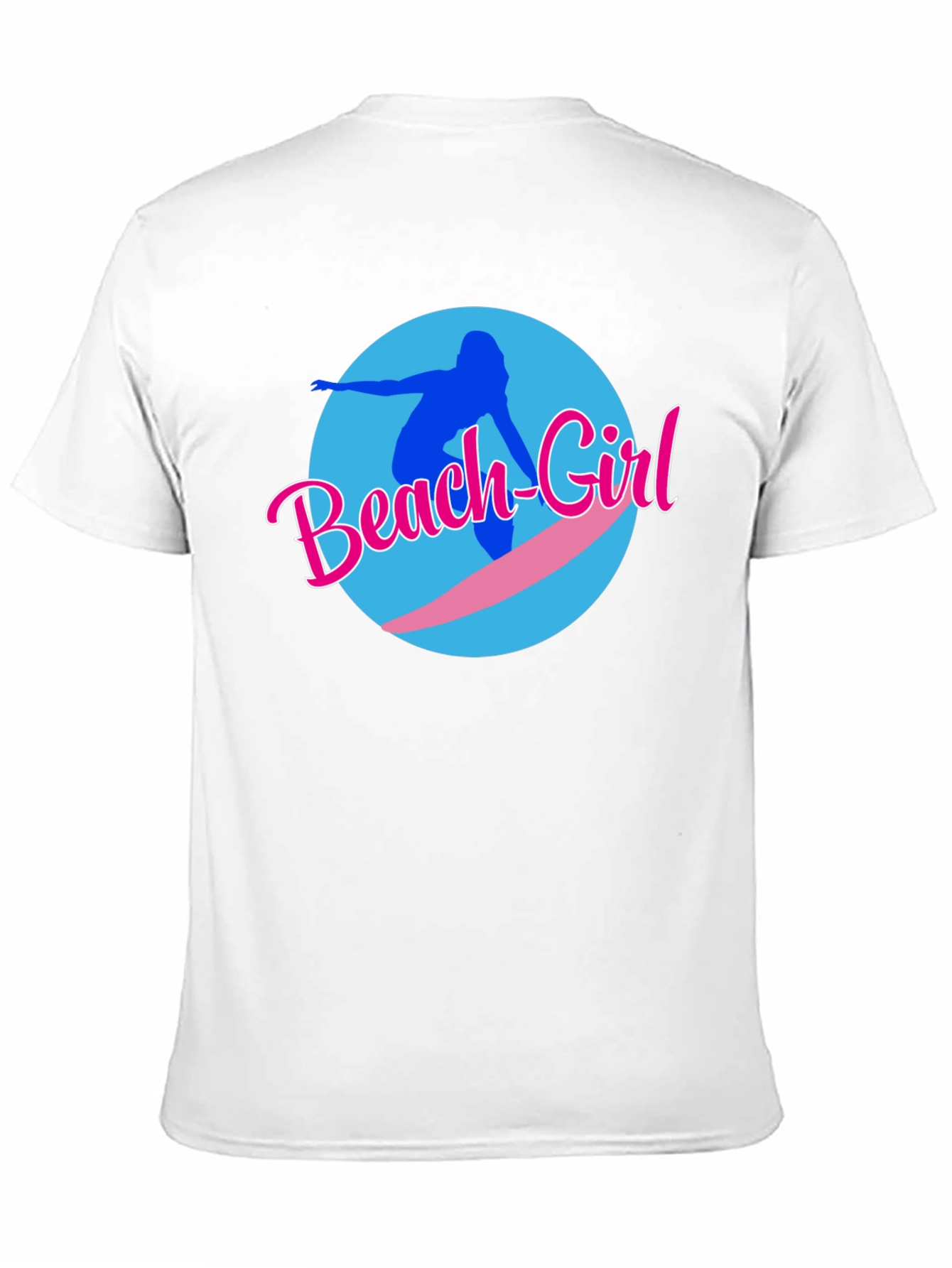 Beach Girl Surfer Graphic T-Shirt