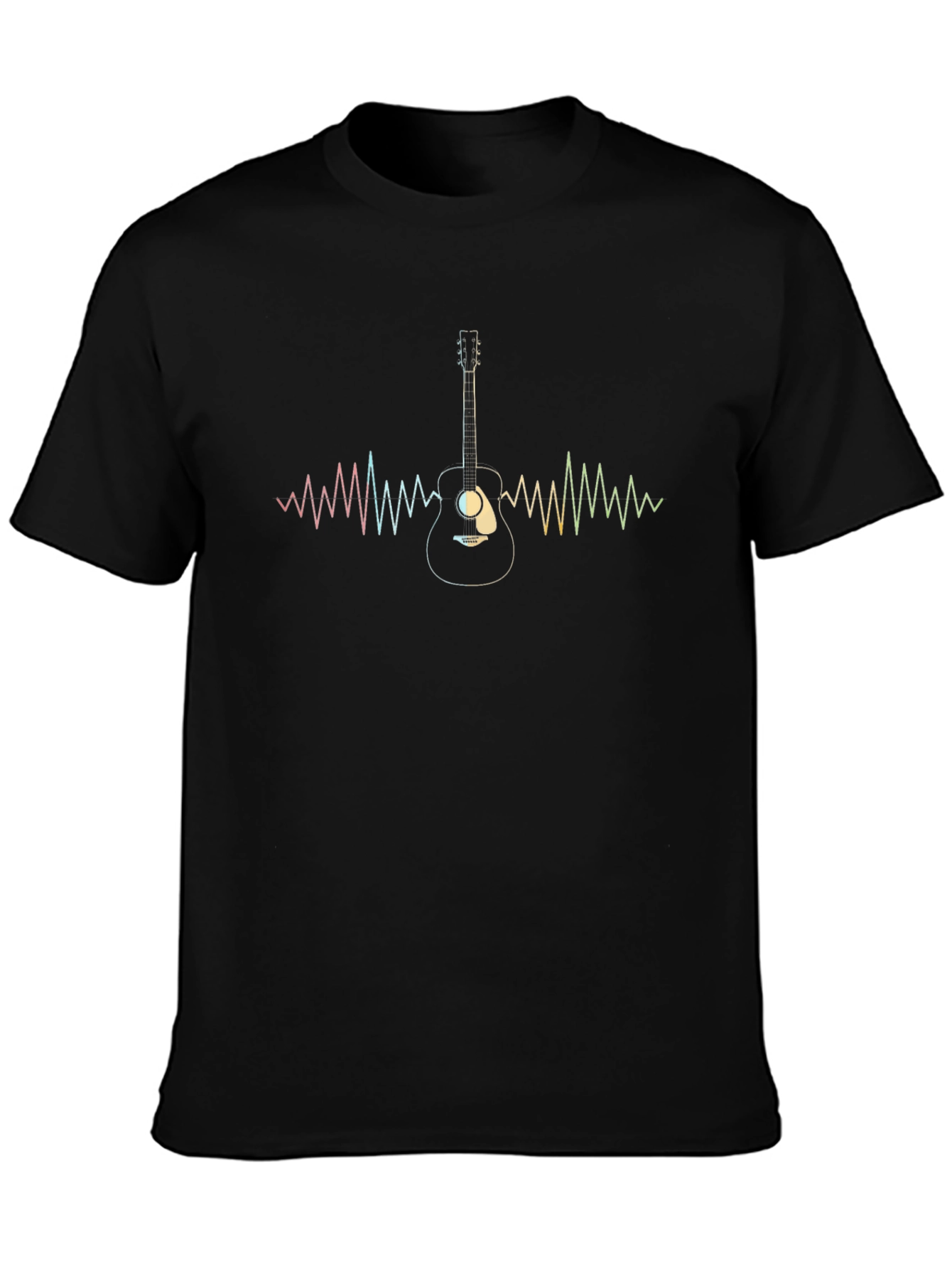 Guitar Heartbeat Graphic Tee - Music Lover T-Shirt