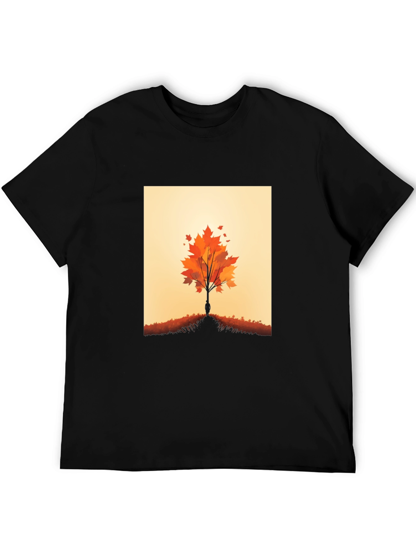 Autumn Tree Graphic Tee - Nature Inspired Design