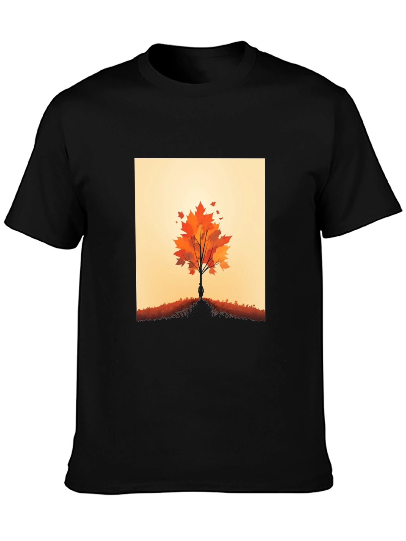 Autumn Tree Graphic Tee - Nature Inspired Design