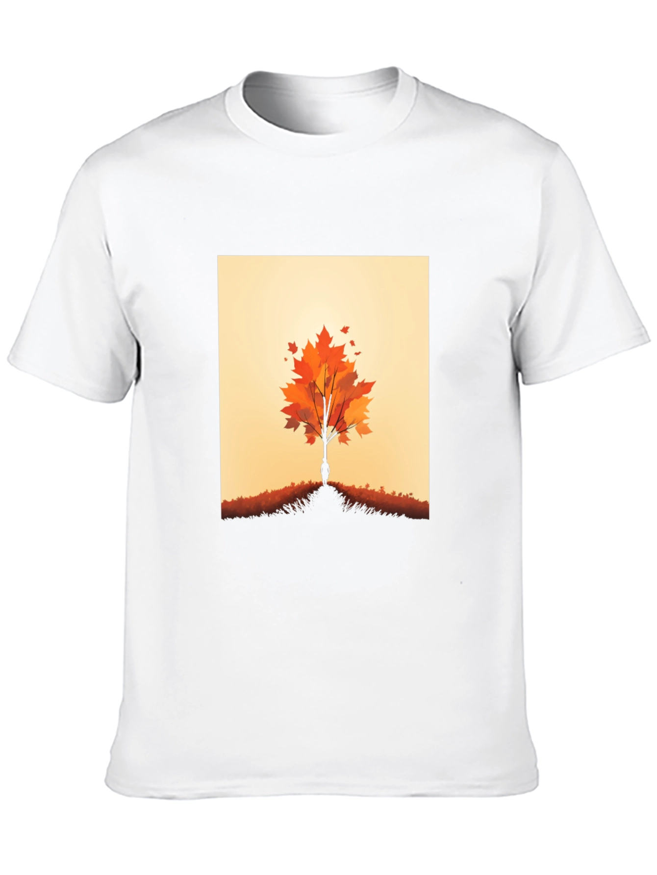 Autumn Tree Graphic Tee - Nature Inspired Design