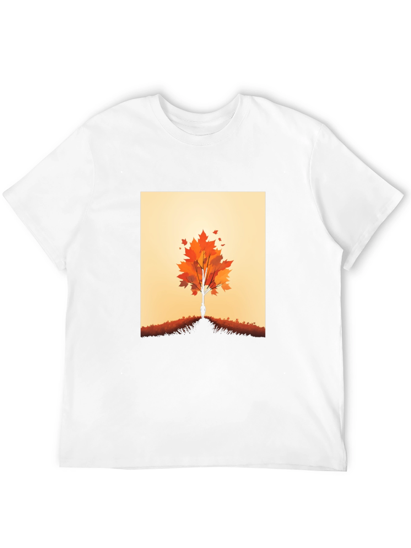 Autumn Tree Graphic Tee - Nature Inspired Design
