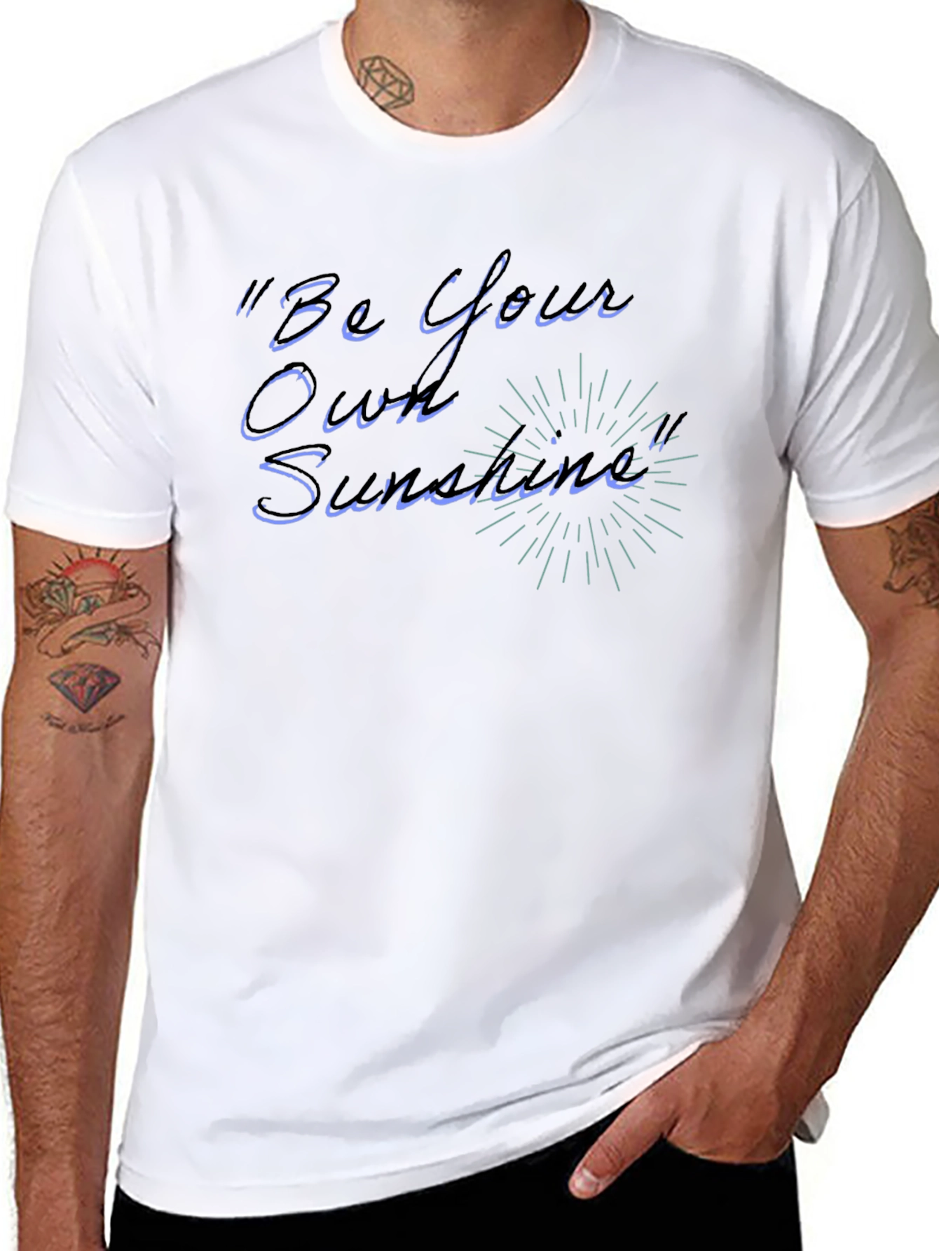Be Your Own Sunshine Black Graphic Tee