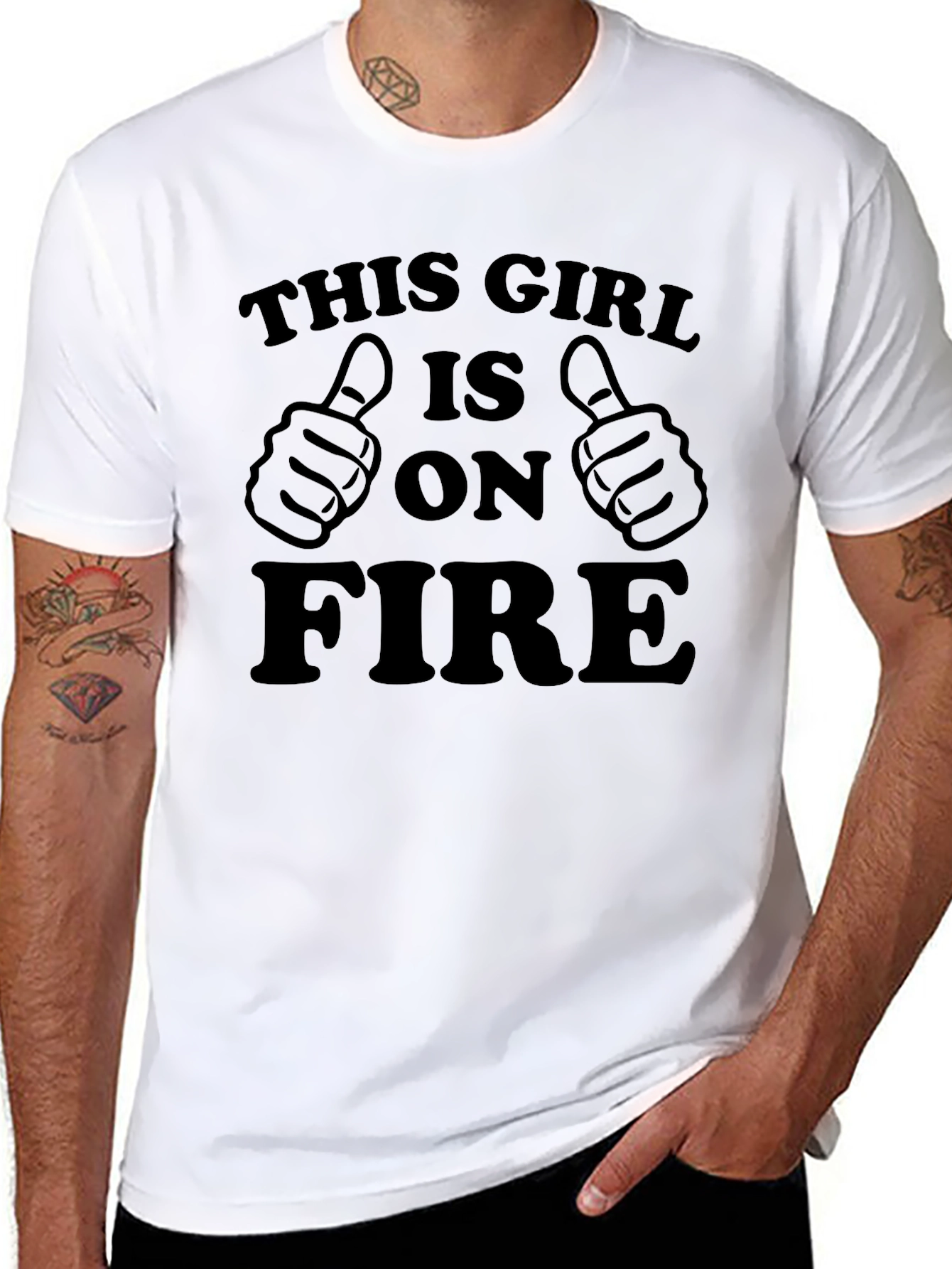 This Girl Is On Fire Graphic T-Shirt