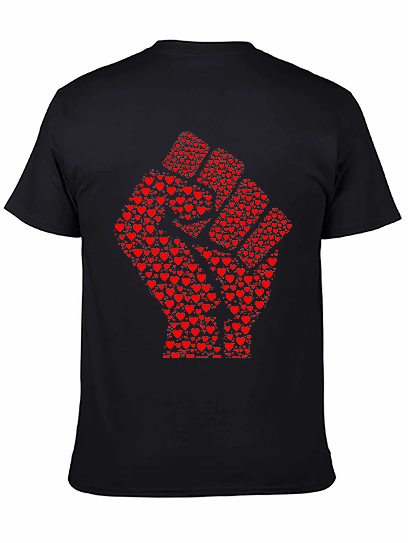 Heart Fist Graphic Tee - Black