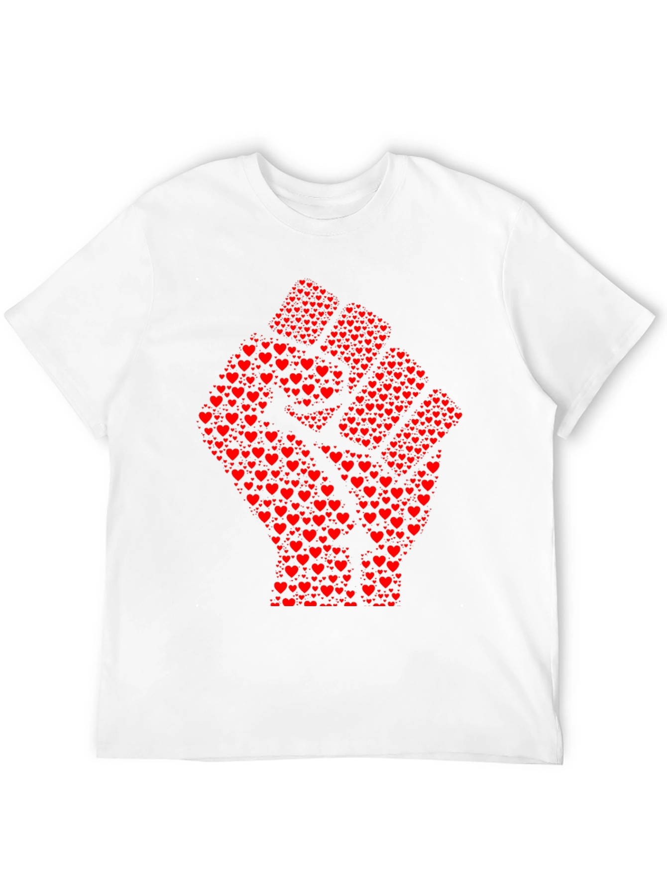 Heart Fist Graphic Tee - Black