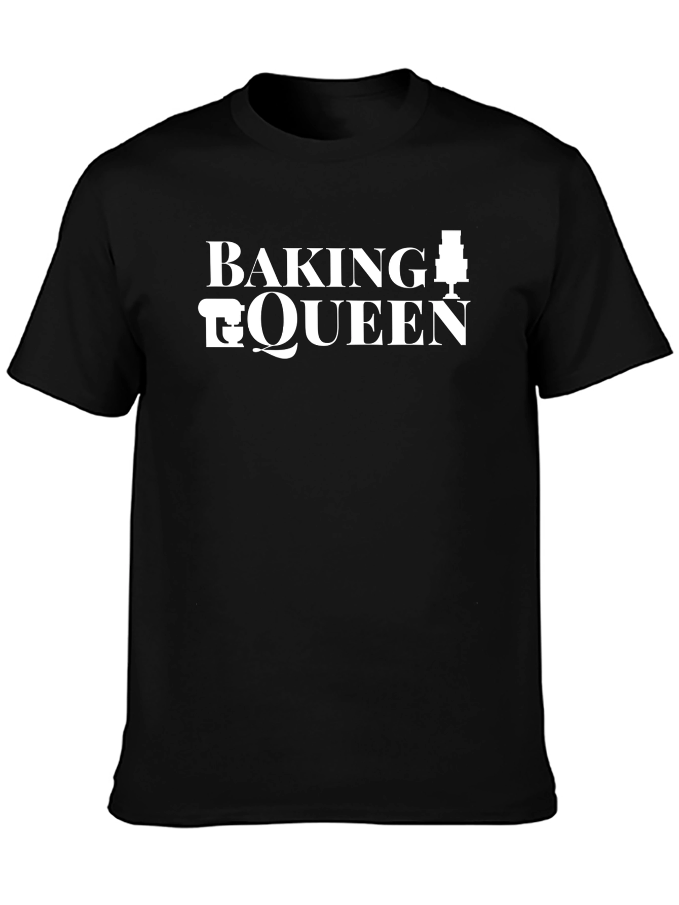 Baking Queen Black Graphic Tee