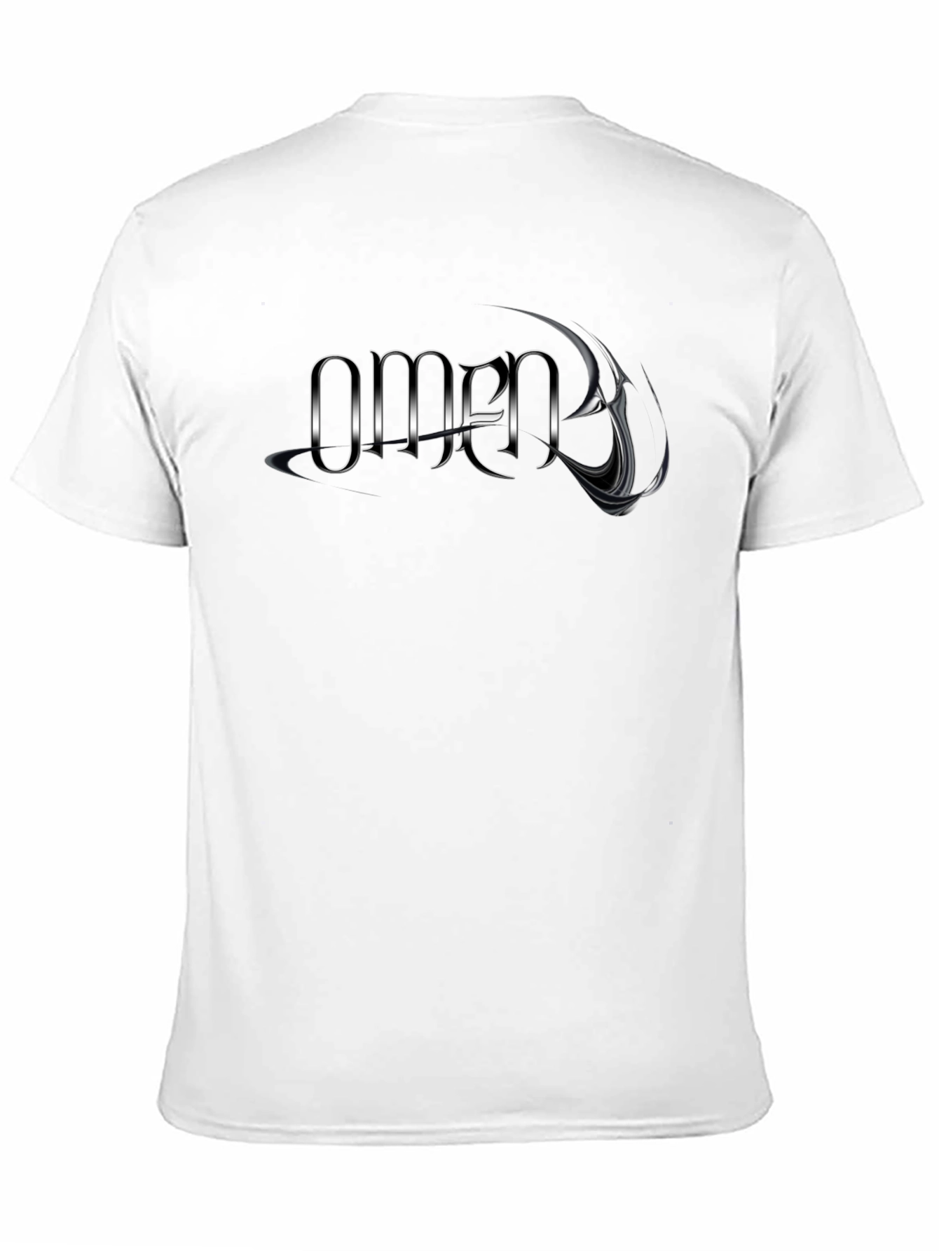 Omen Graphic Print Black T-Shirt
