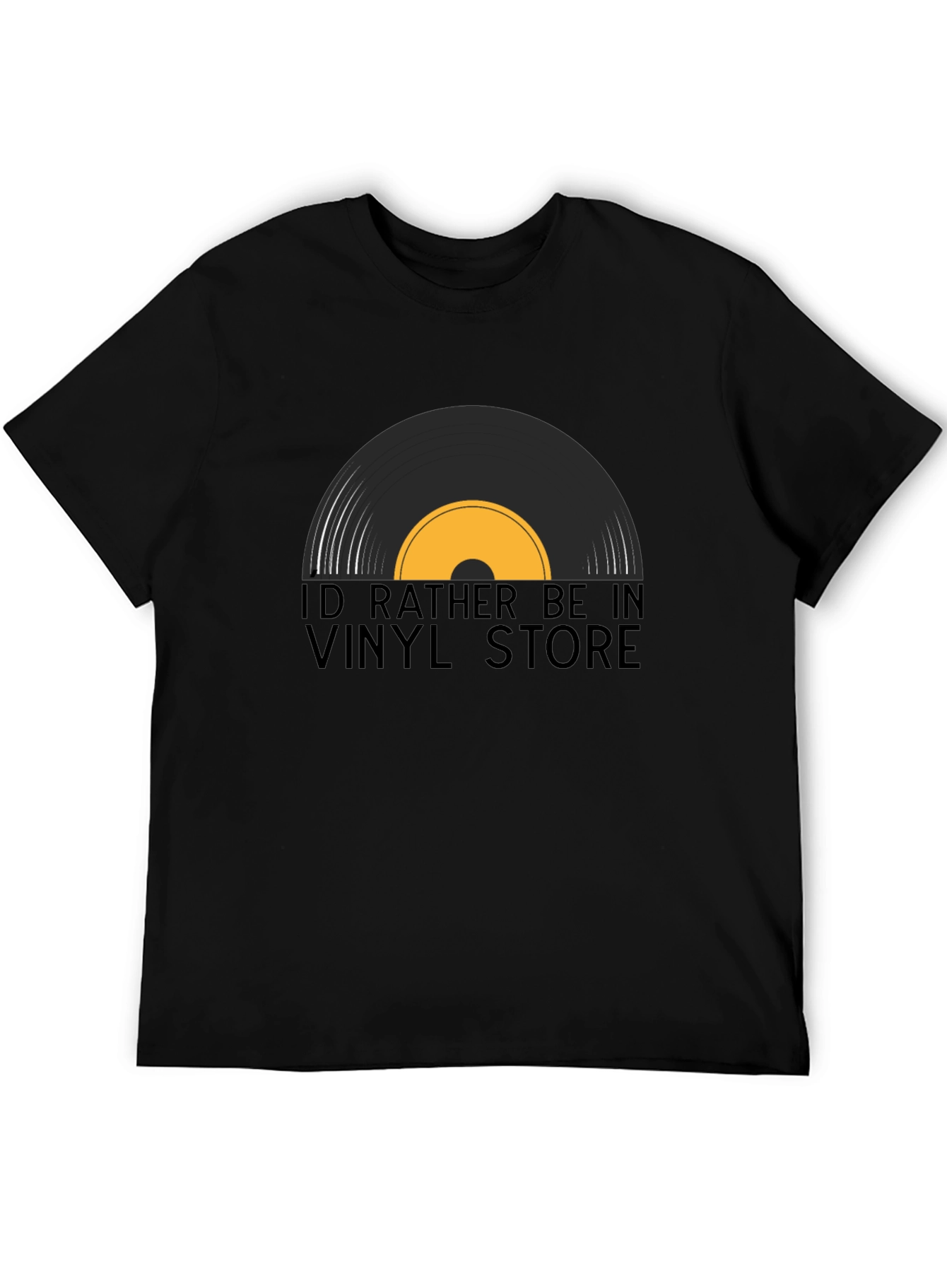 Vinyl Store T-Shirt: Retro Music Lover Tee