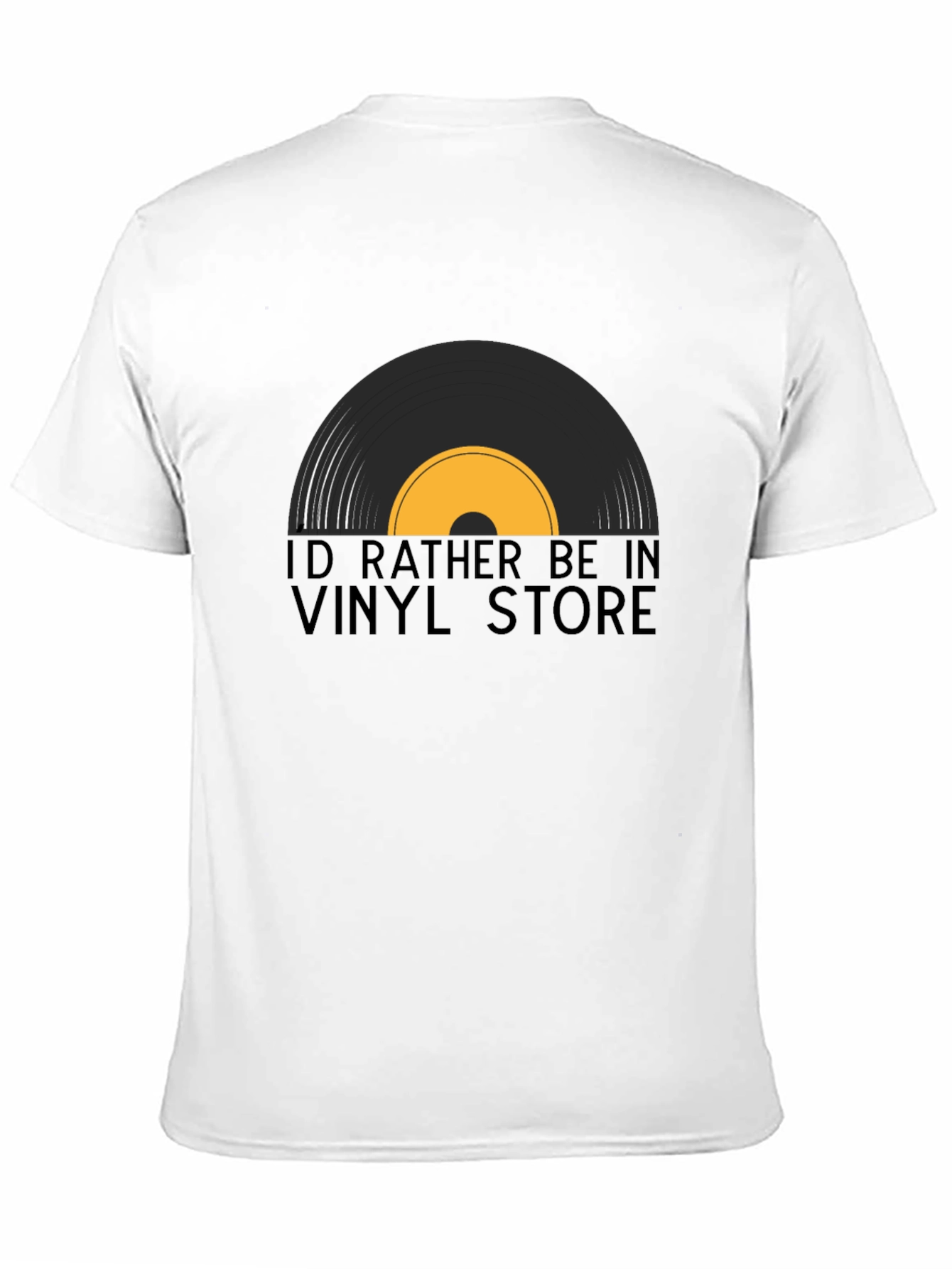 Vinyl Store T-Shirt: Retro Music Lover Tee