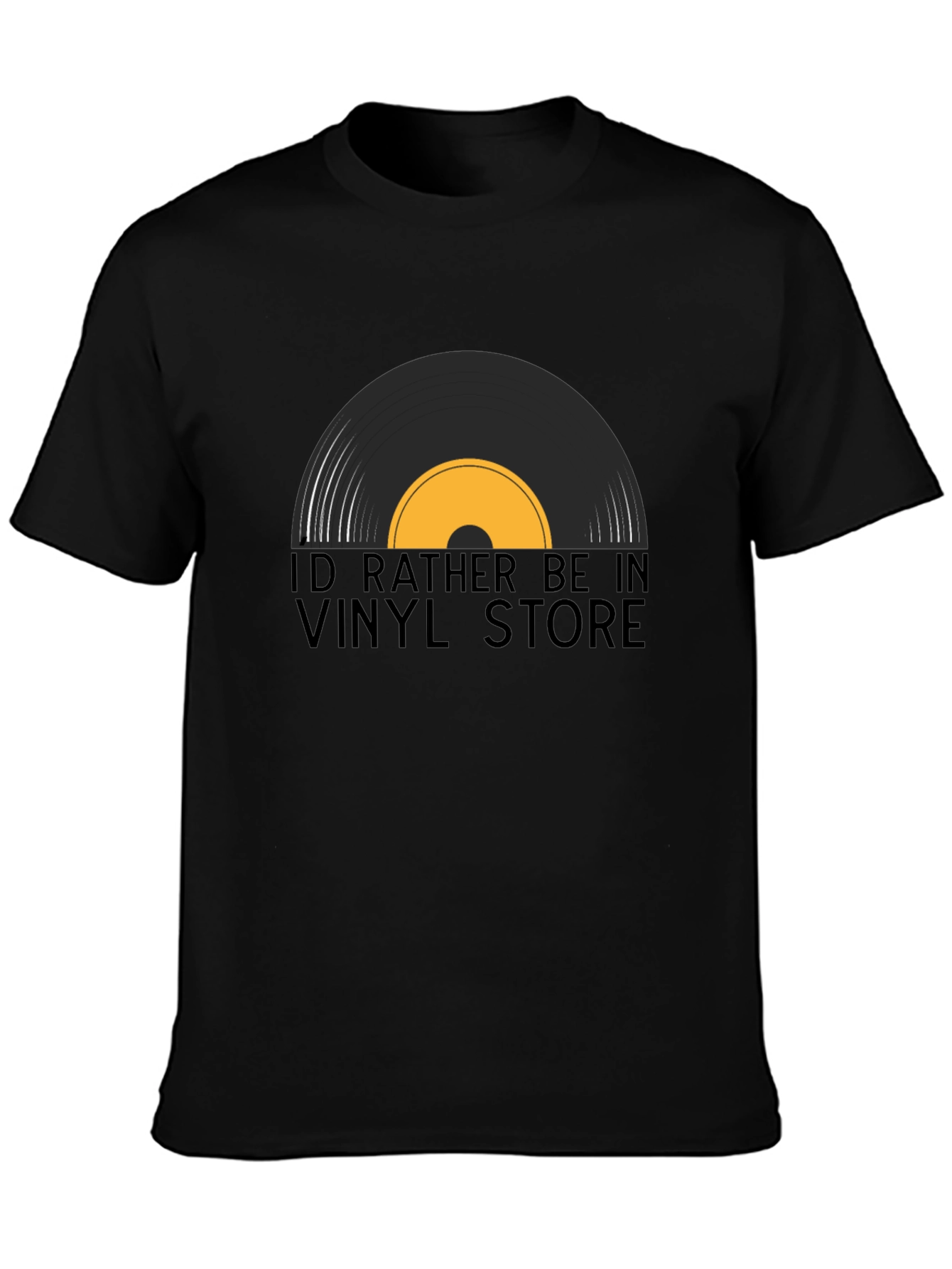 Vinyl Store T-Shirt: Retro Music Lover Tee