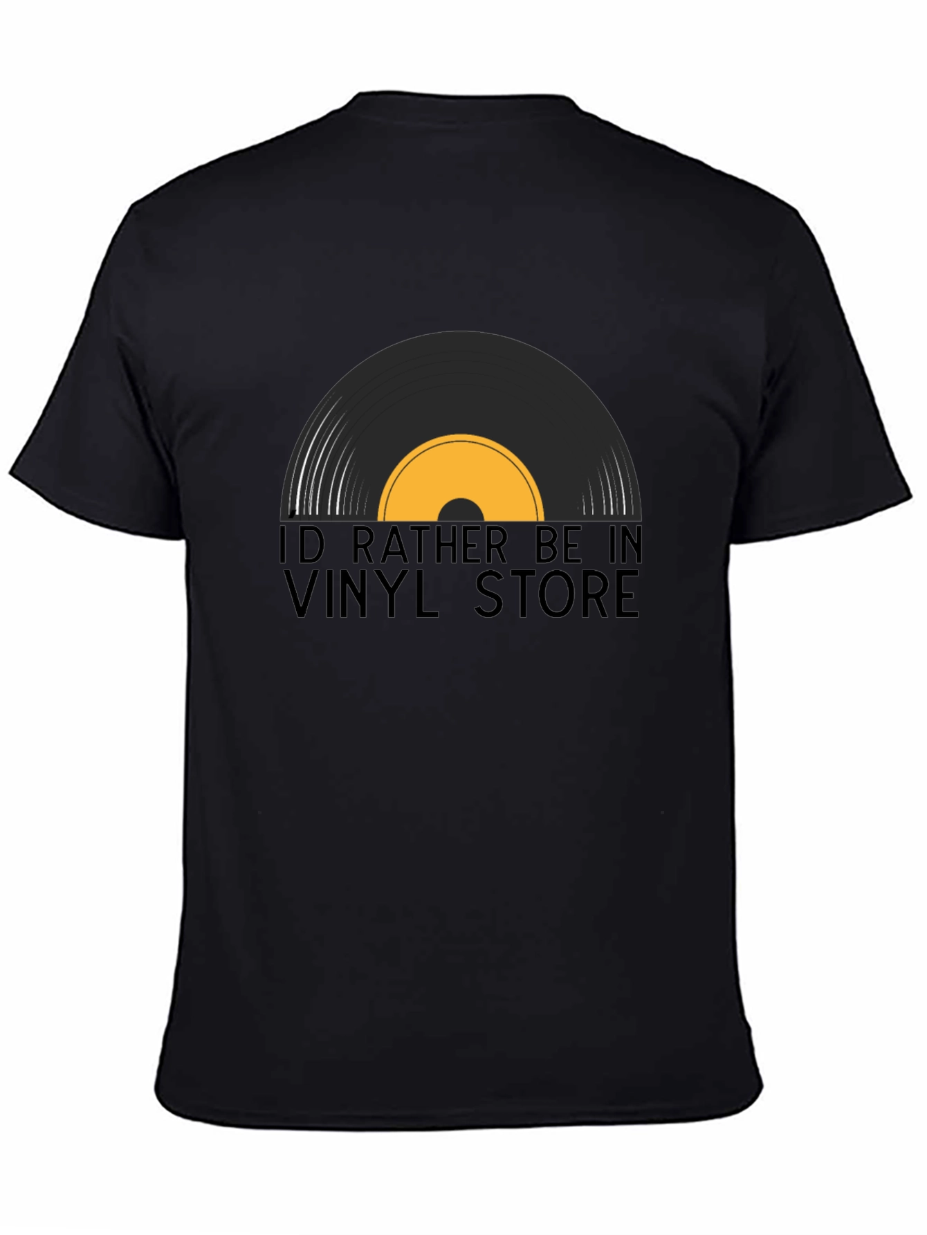 Vinyl Store T-Shirt: Retro Music Lover Tee