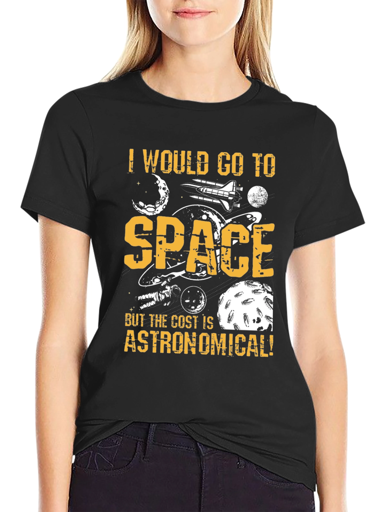Space Travel Graphic Tee - Funny Astronomy T-Shirt