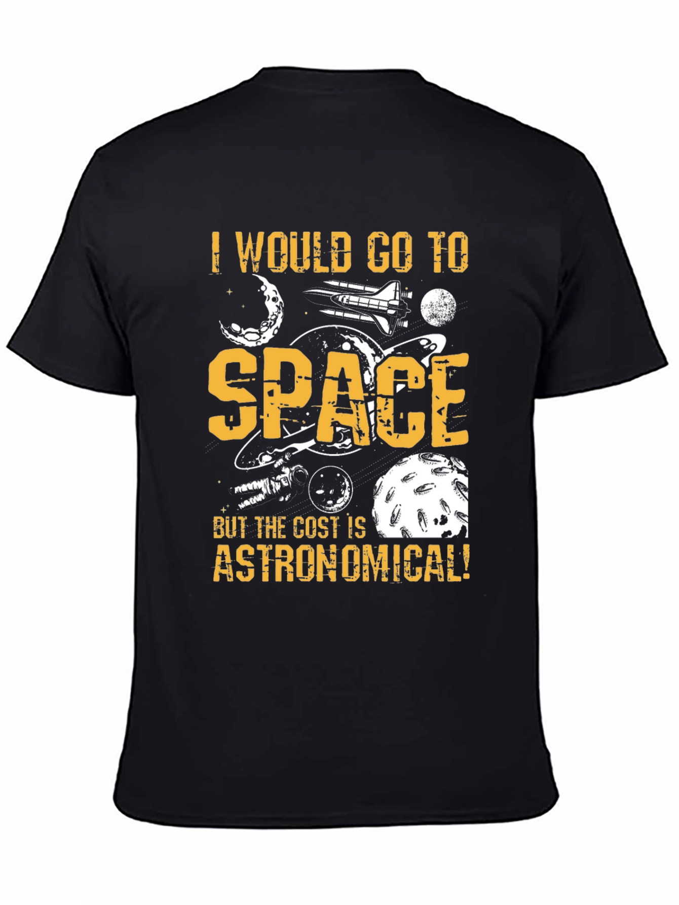 Space Travel Graphic Tee - Funny Astronomy T-Shirt