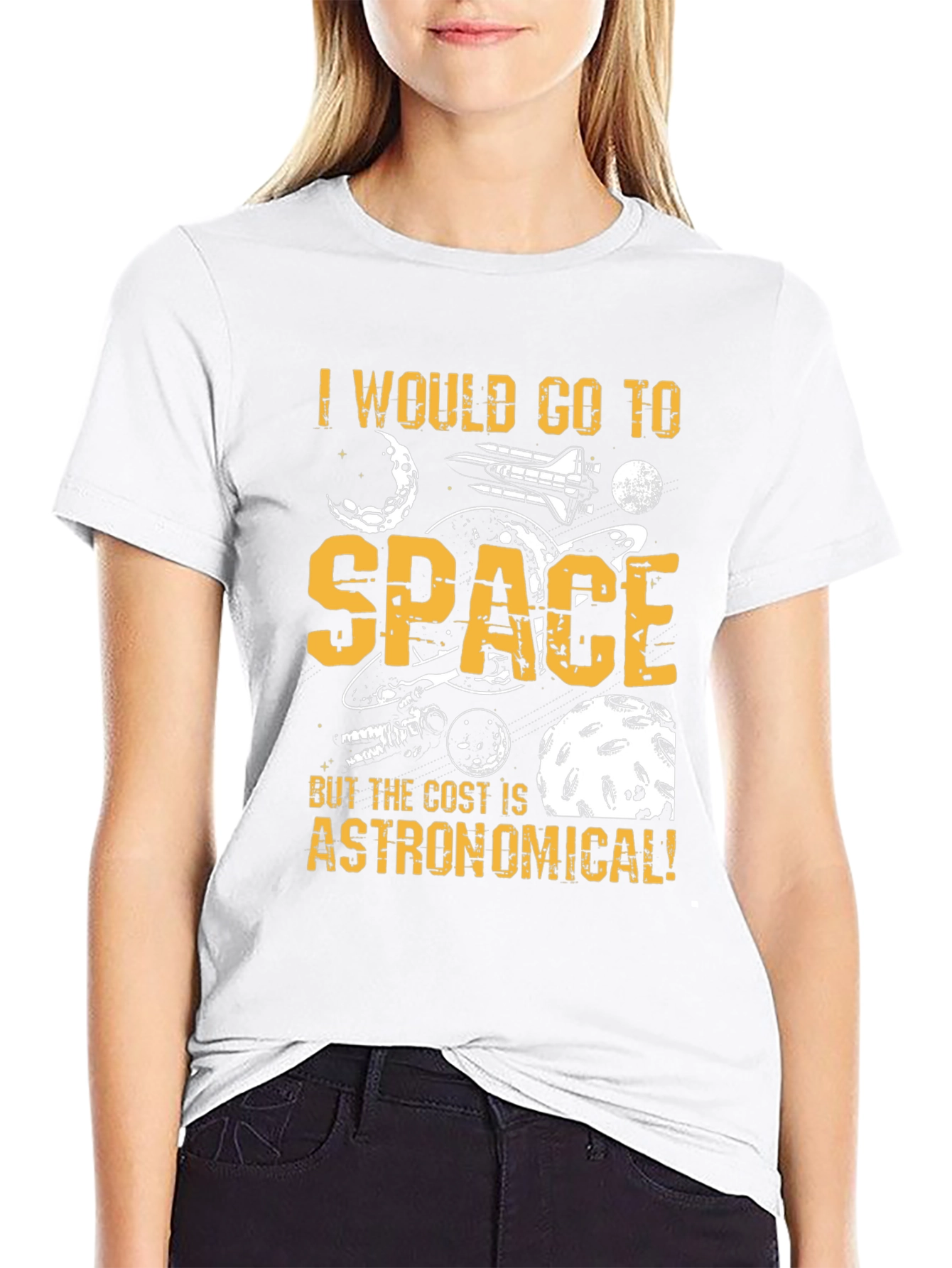 Space Travel Graphic Tee - Funny Astronomy T-Shirt