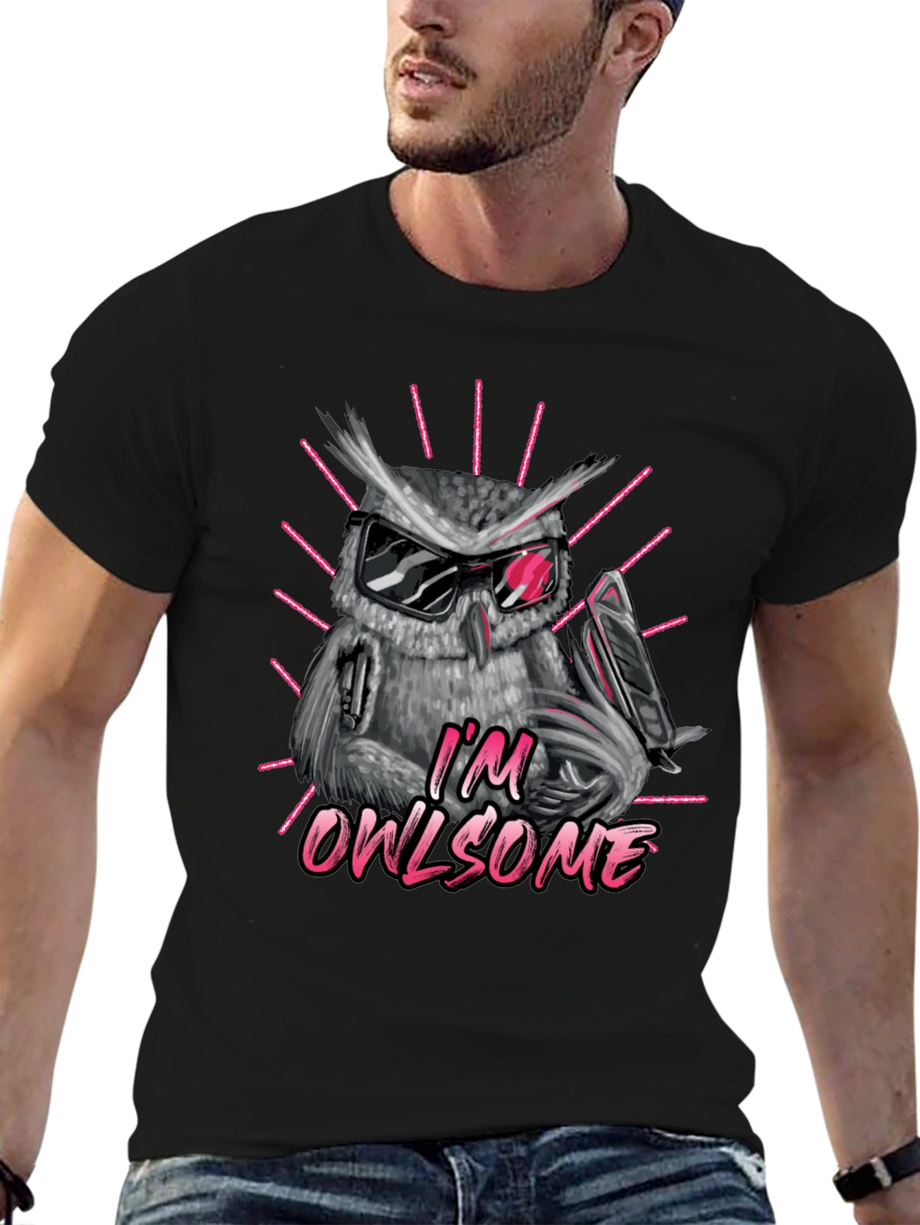 Cool Owl T-Shirt - Im Owlsome!