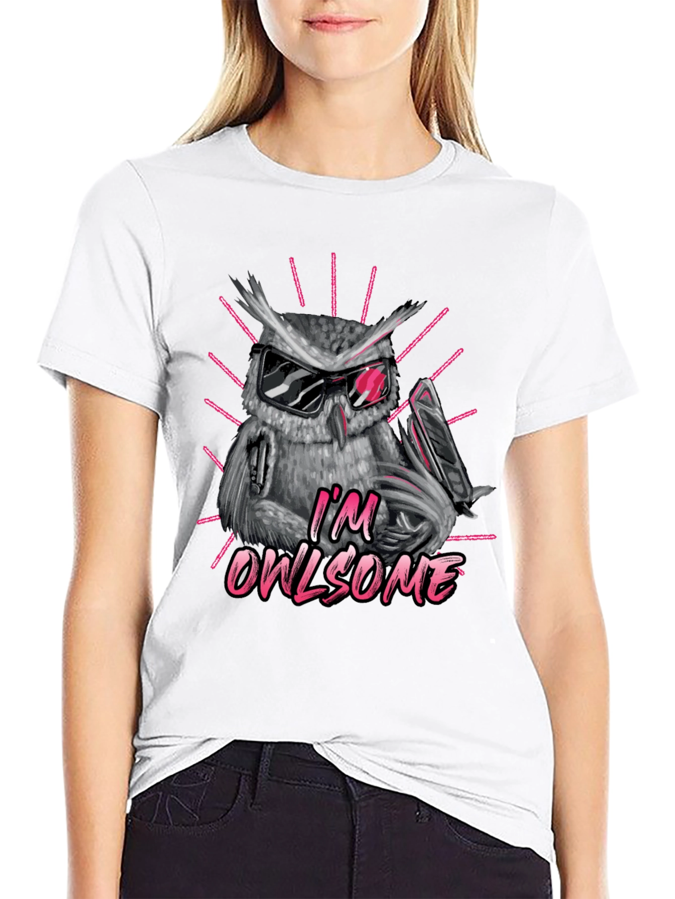 Cool Owl T-Shirt - Im Owlsome!