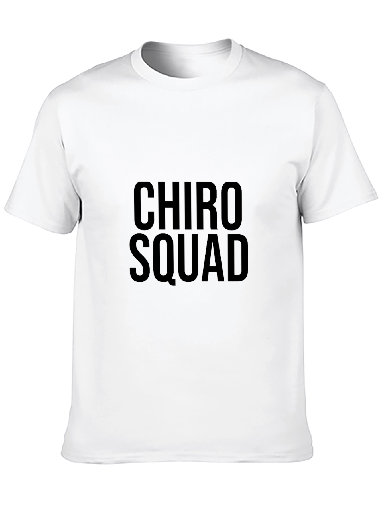 Chiro Squad Black T-Shirt - Chiropractic Pride