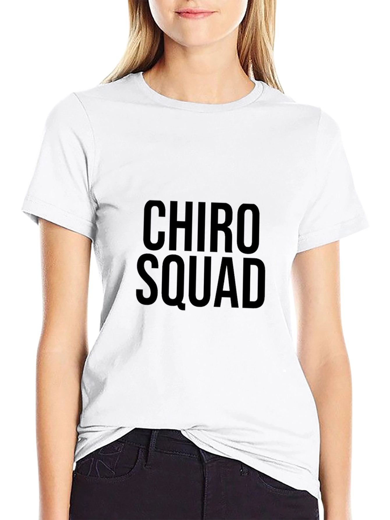 Chiro Squad Black T-Shirt - Chiropractic Pride