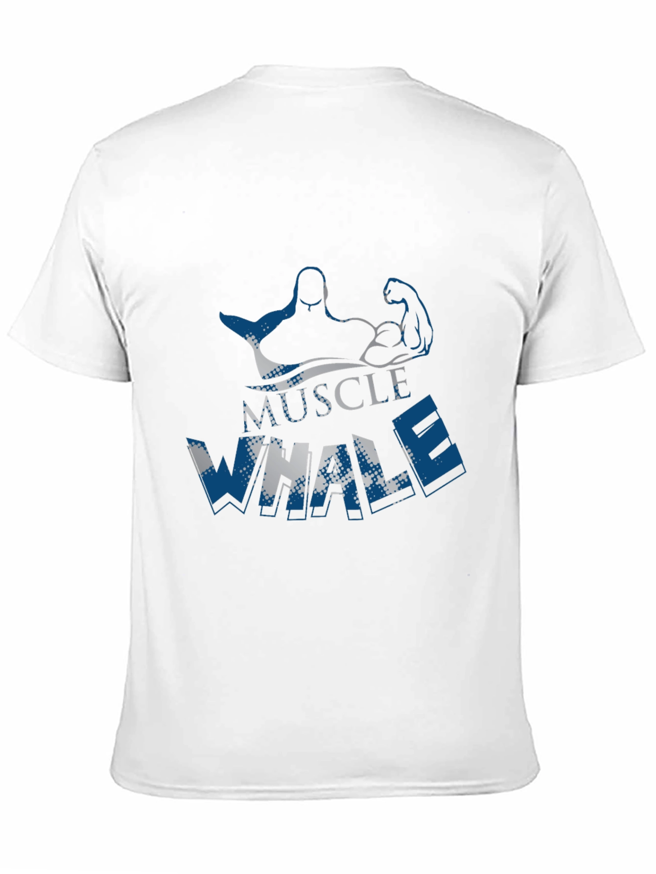 Muscle Whale Graphic Tee - Black