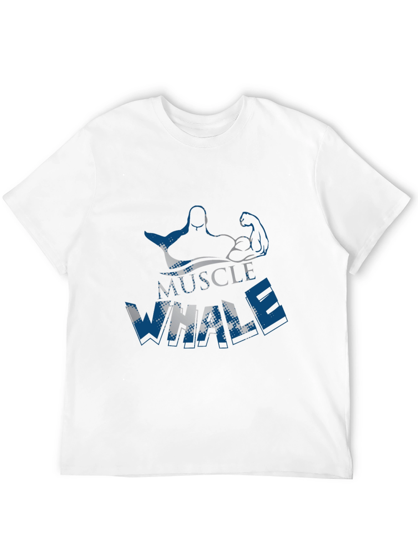 Muscle Whale Graphic Tee - Black