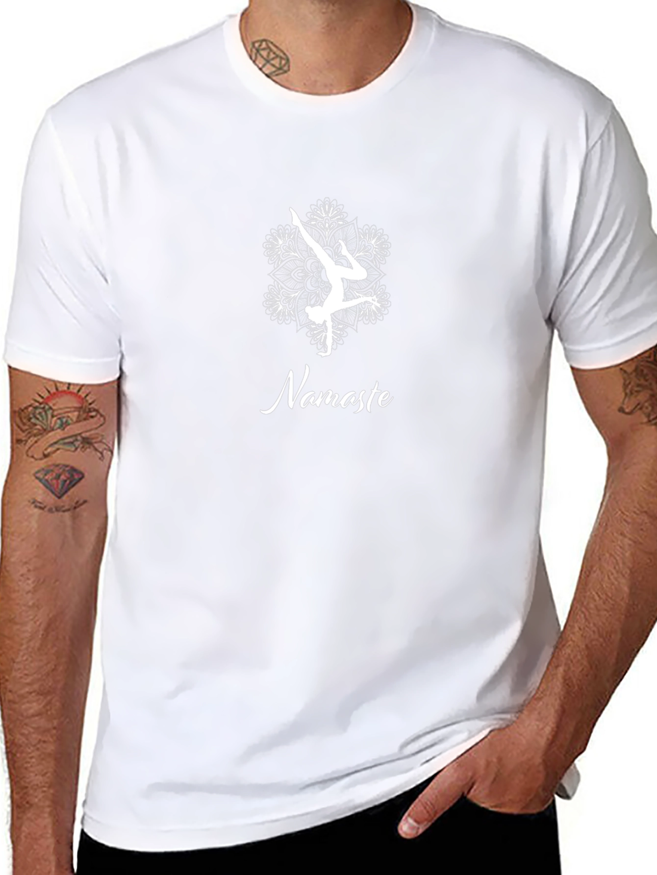 Namaste Yoga T-Shirt - Peaceful and Stylish