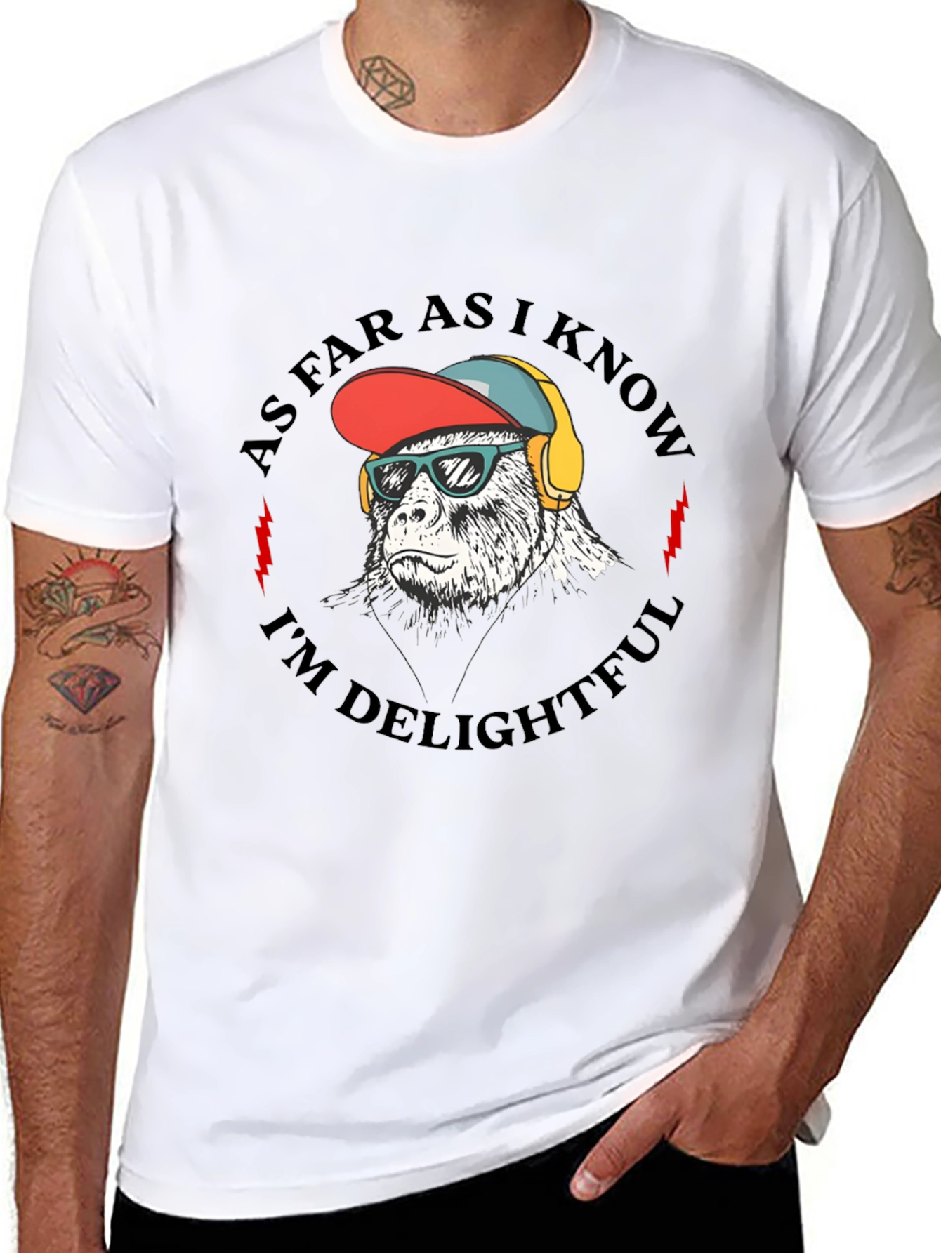 Delightful Gorilla Graphic Tee
