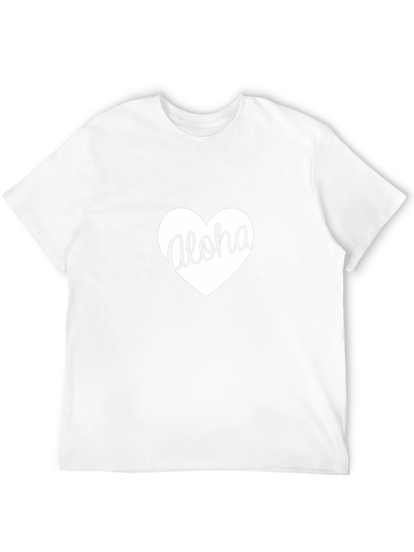 Aloha Heart Graphic Black T-Shirt