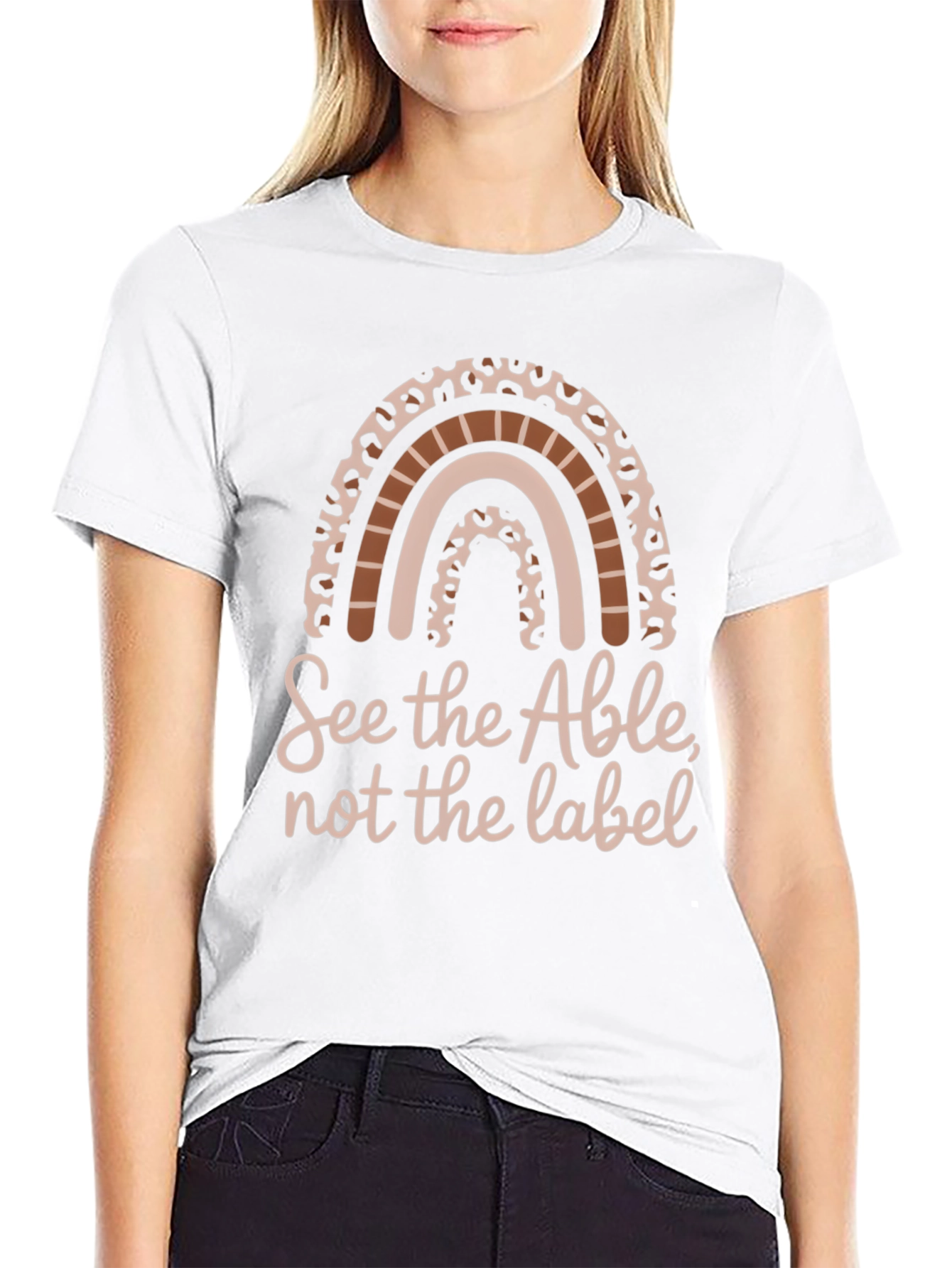 See The Able T-Shirt - Inspirational Rainbow Graphic Tee