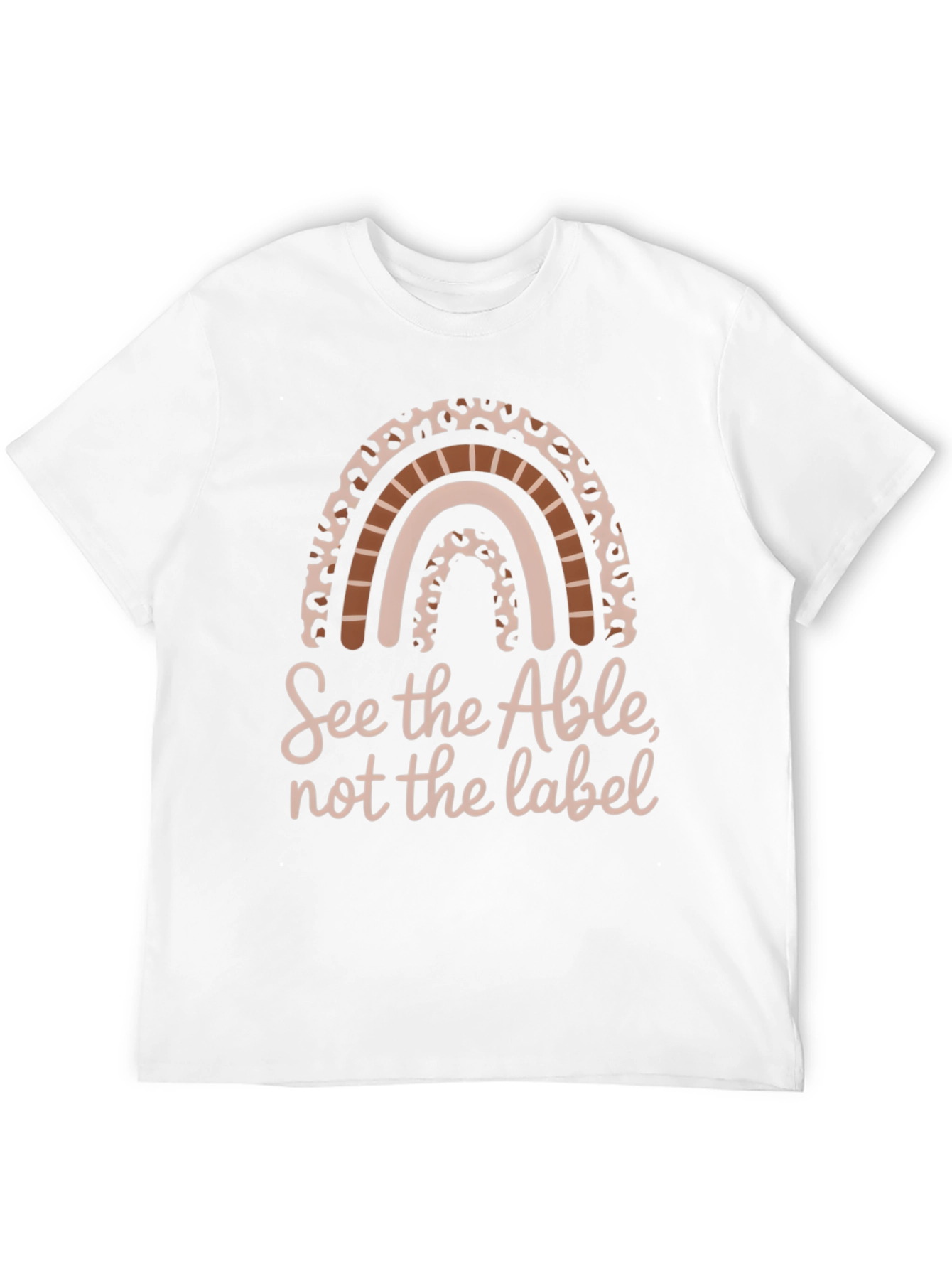 See The Able T-Shirt - Inspirational Rainbow Graphic Tee