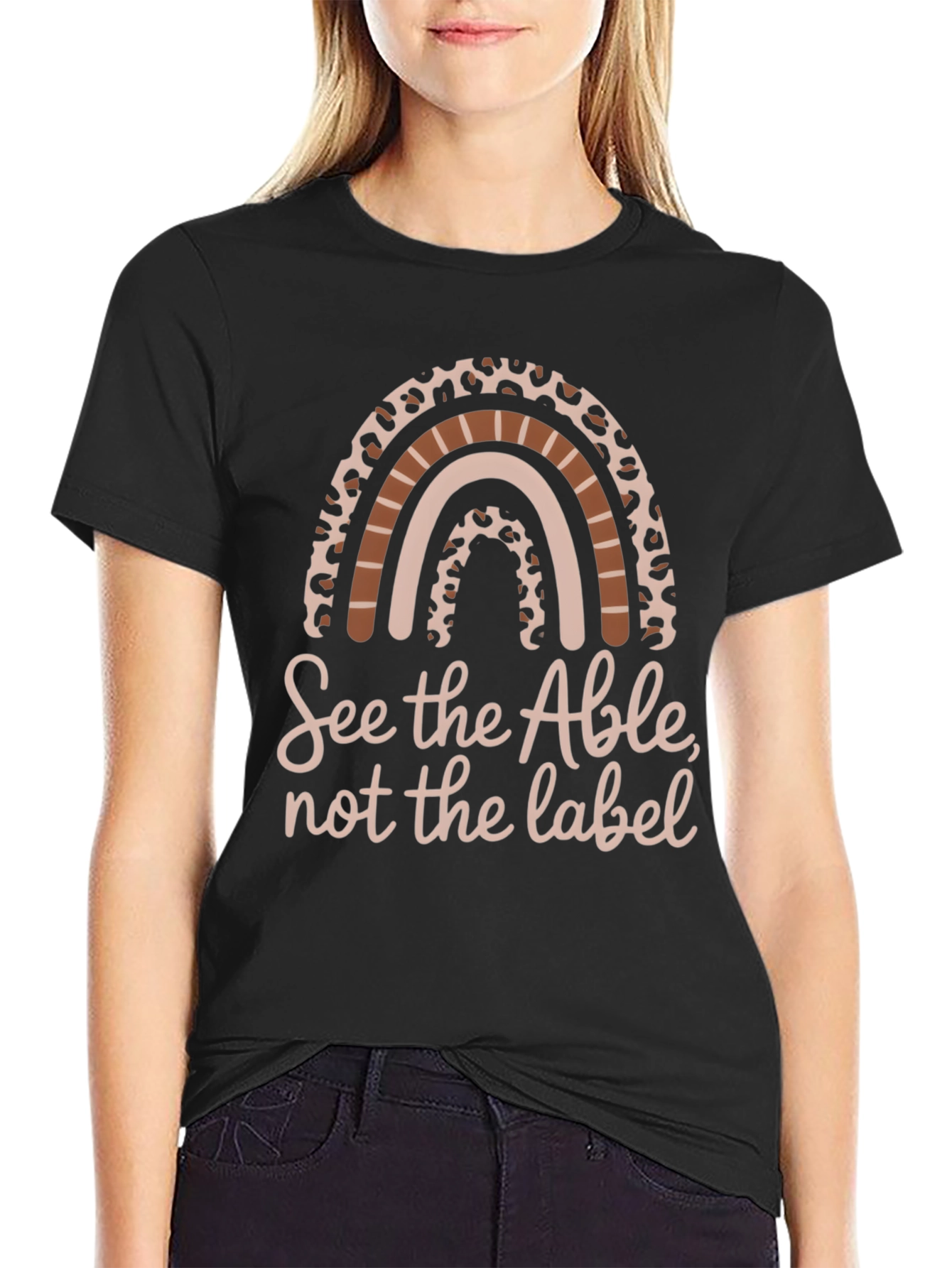 See The Able T-Shirt - Inspirational Rainbow Graphic Tee