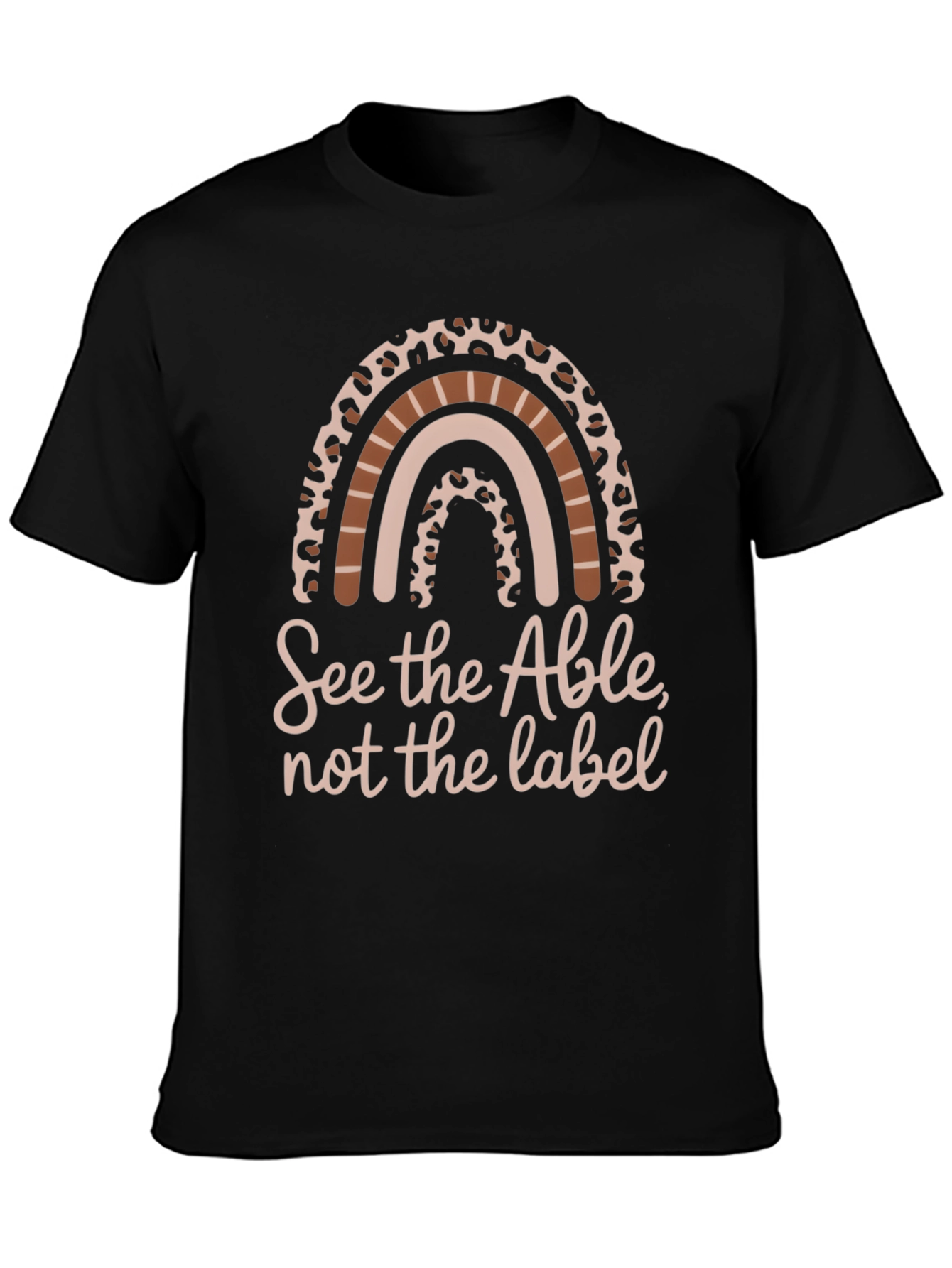 See The Able T-Shirt - Inspirational Rainbow Graphic Tee