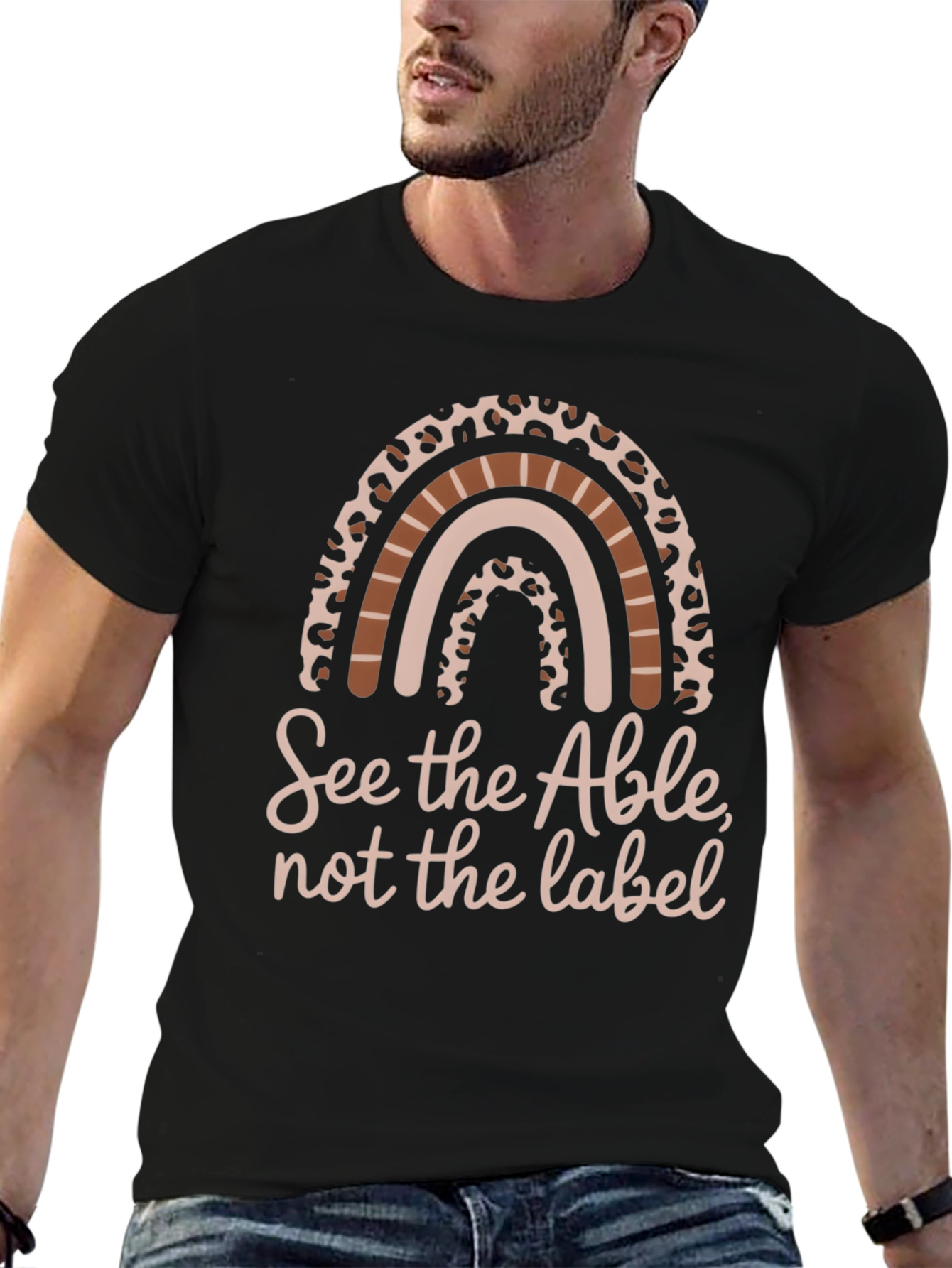 See The Able T-Shirt - Inspirational Rainbow Graphic Tee
