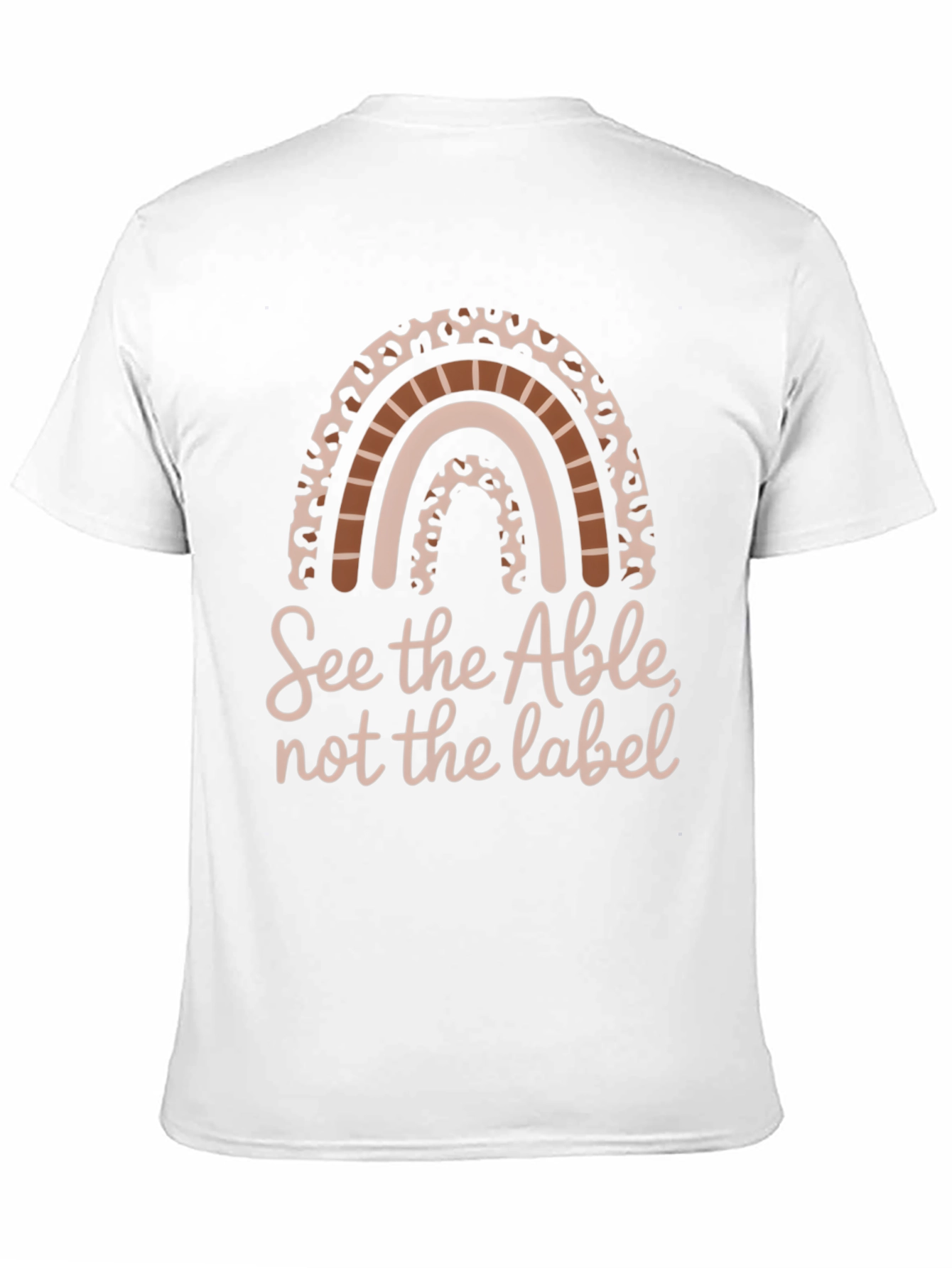 See The Able T-Shirt - Inspirational Rainbow Graphic Tee